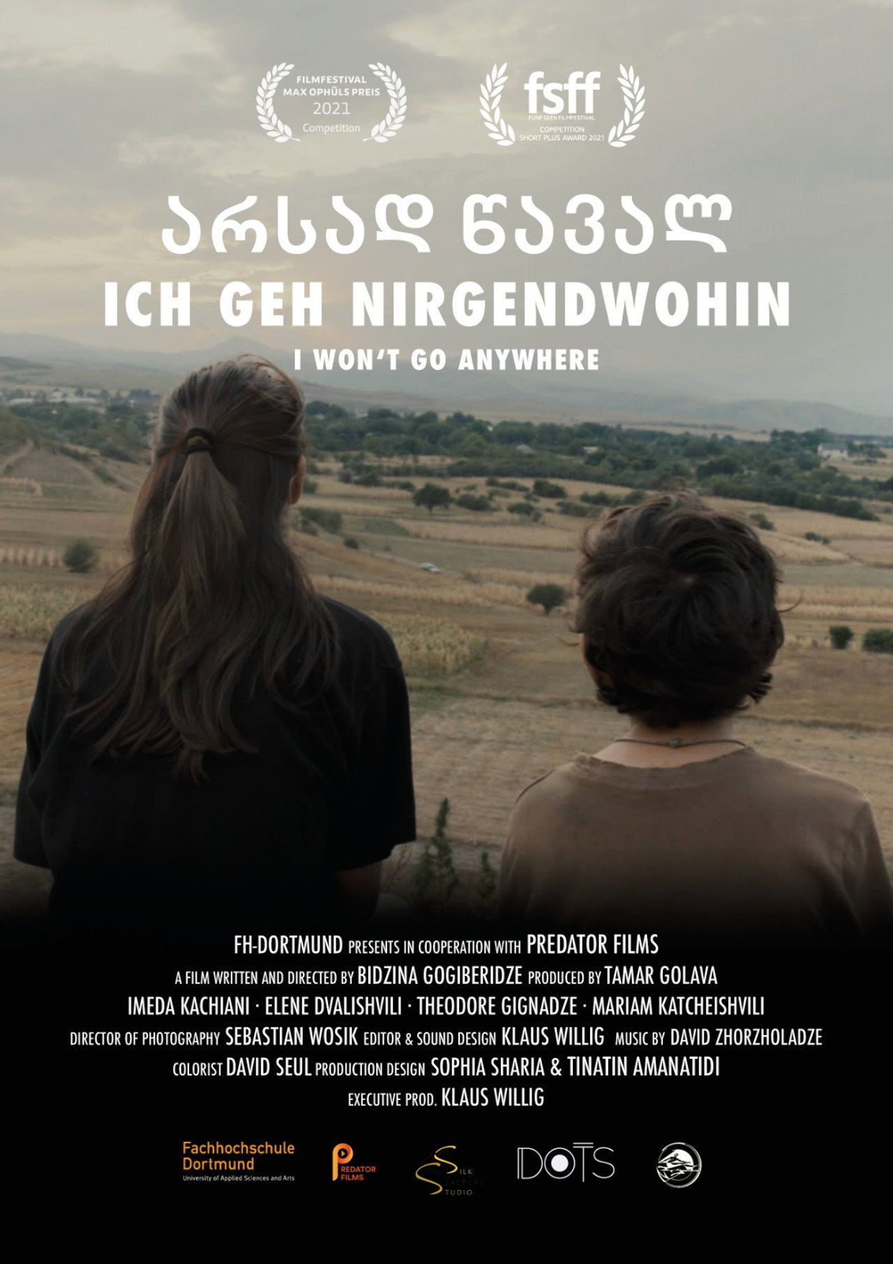 Ich geh nirgendwohin Backdrop