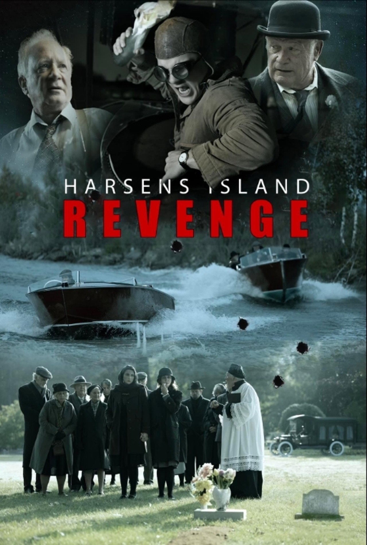 Making of Harsens Island Revenge Backdrop