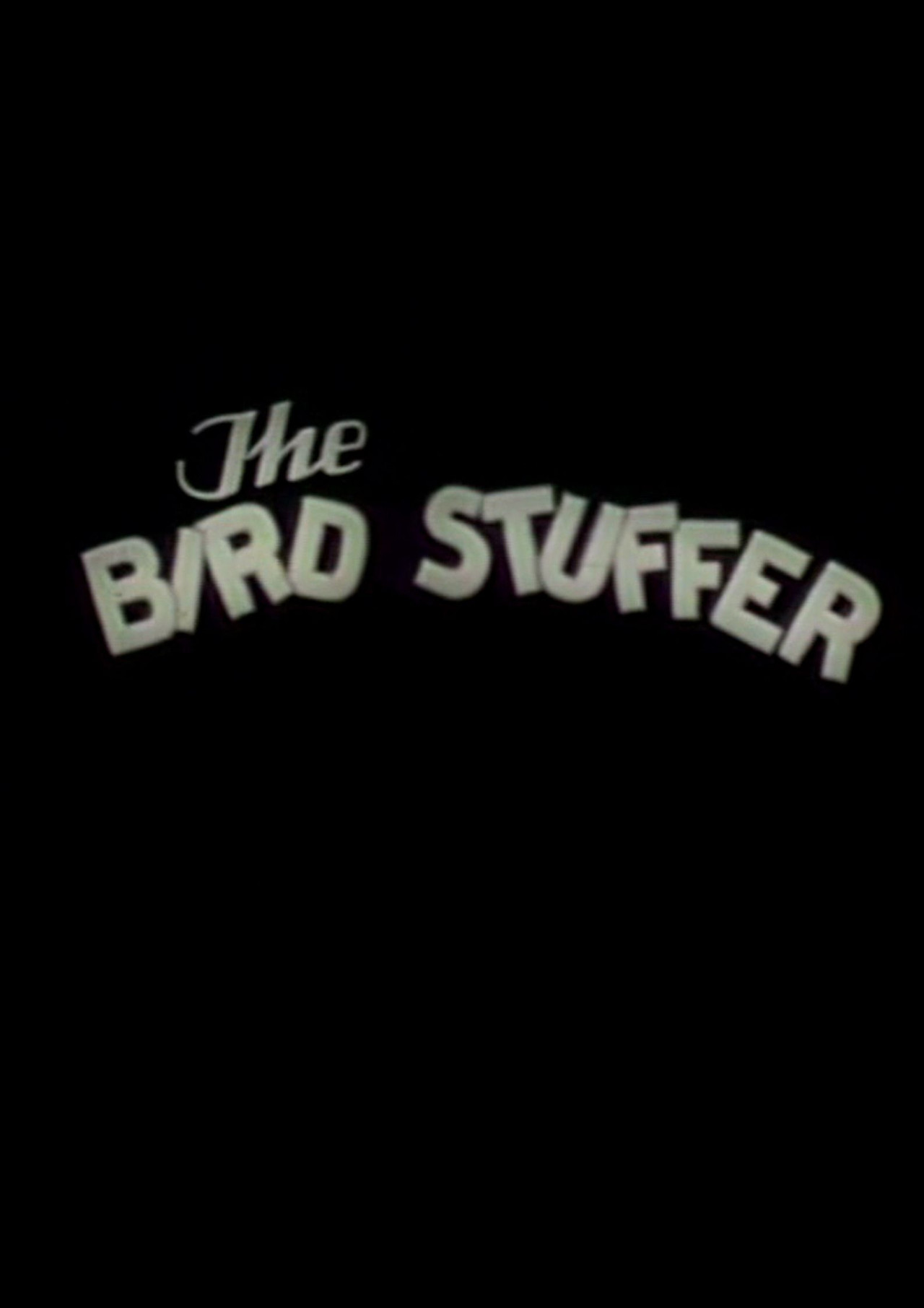 The Bird Stuffer filmaffisch