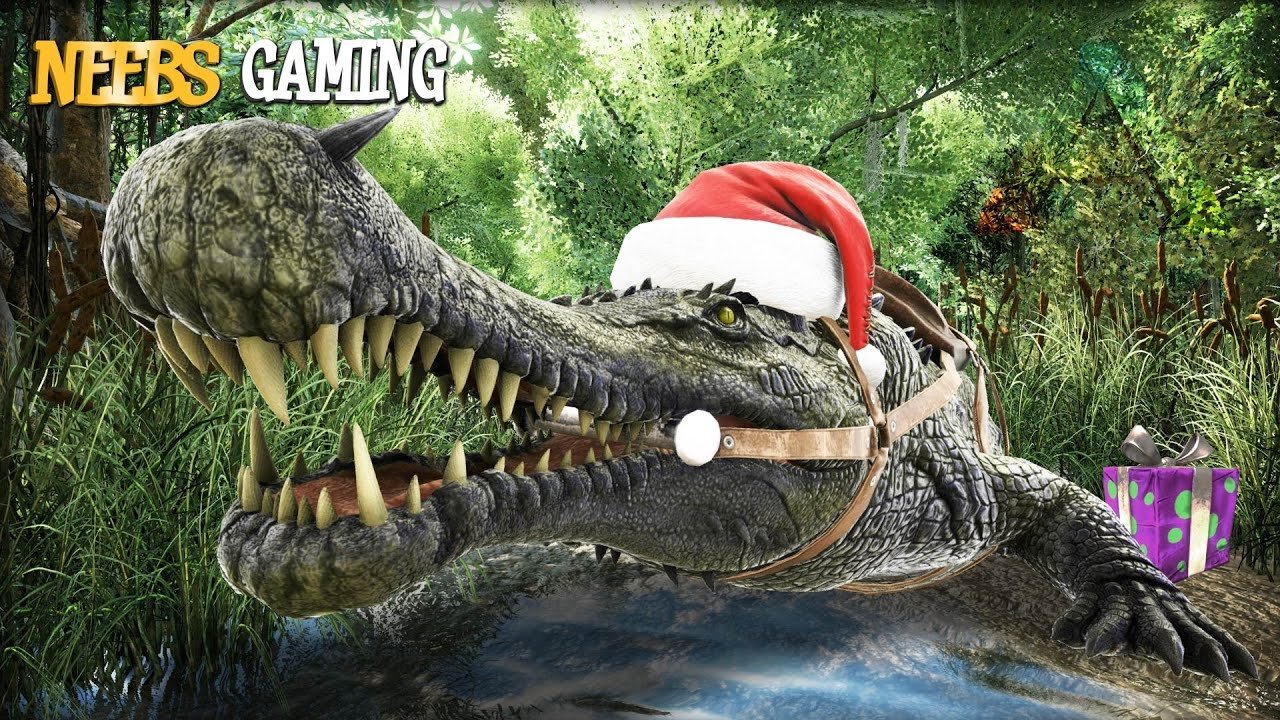 Neebs Gaming - Ark Survival Evolved - Season 5 Episode 24 : The Christmas Croc