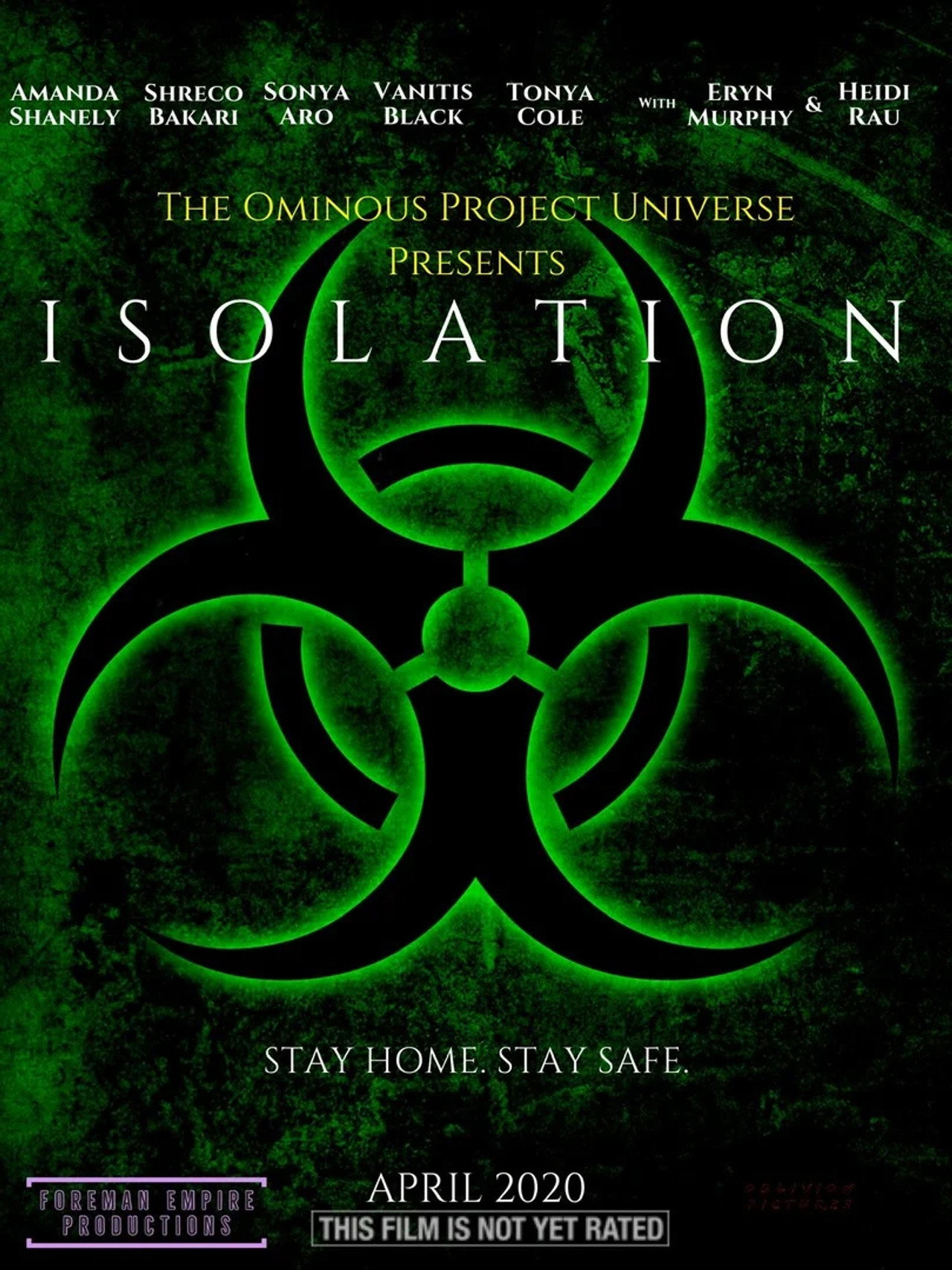 The Ominous Project Universe Presents: ISOLATION Backdrop