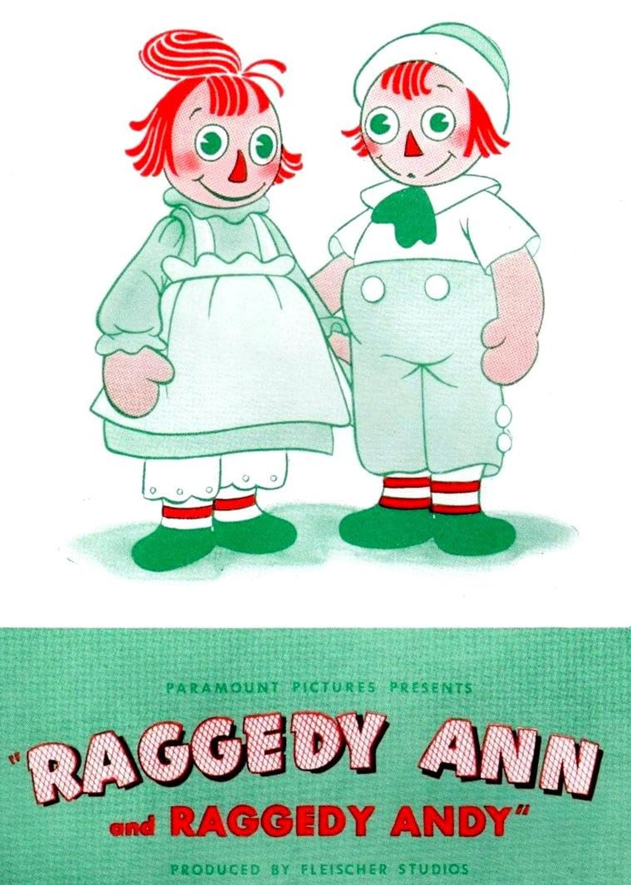 Raggedy Ann and Raggedy Andy Backdrop