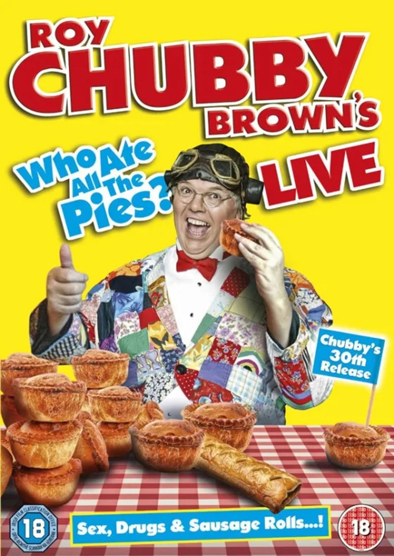 Roy Chubby Brown's Live: Who Ate All The Pies? Backdrop