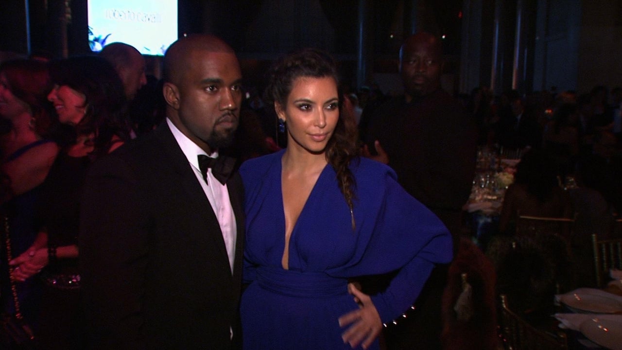 Kanye West & Kim Kardashian background