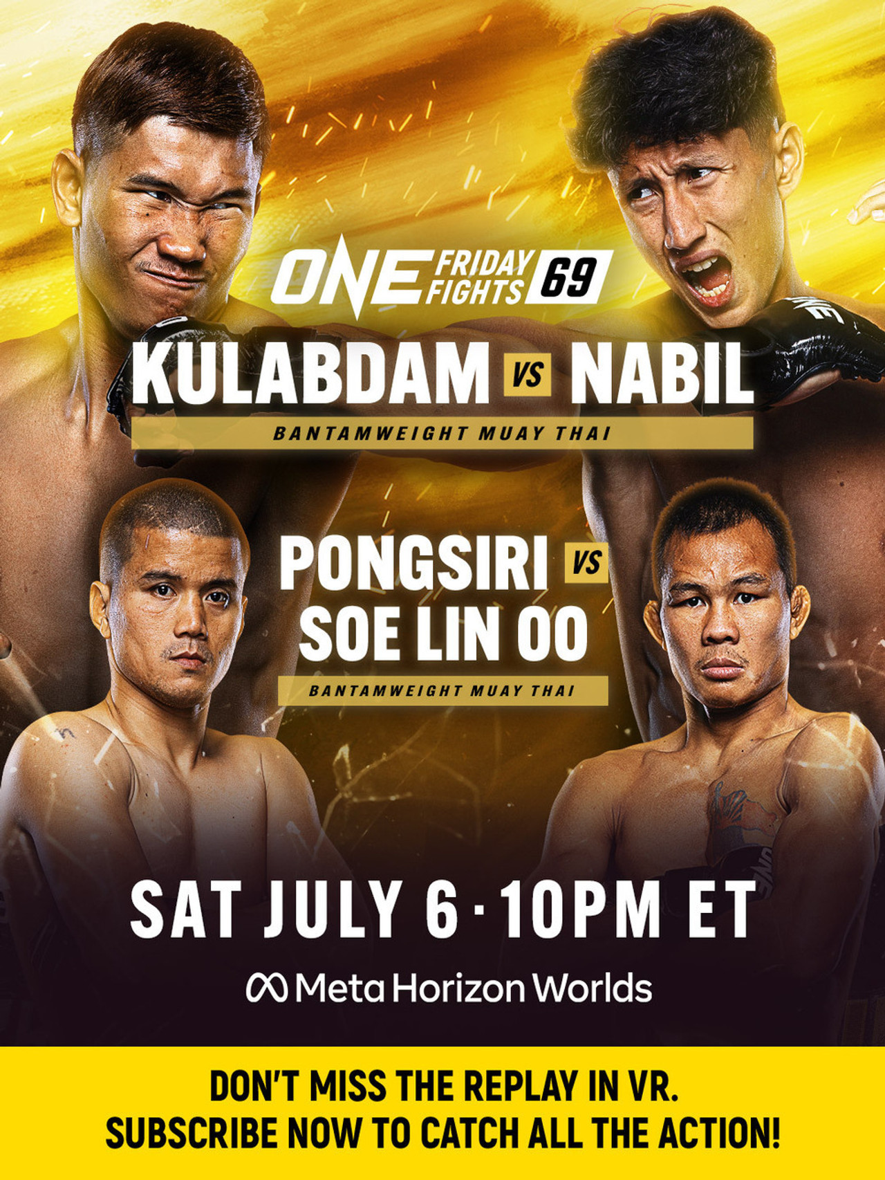 ONE Friday Fights 69: Kulabdam vs. Anane filmaffisch