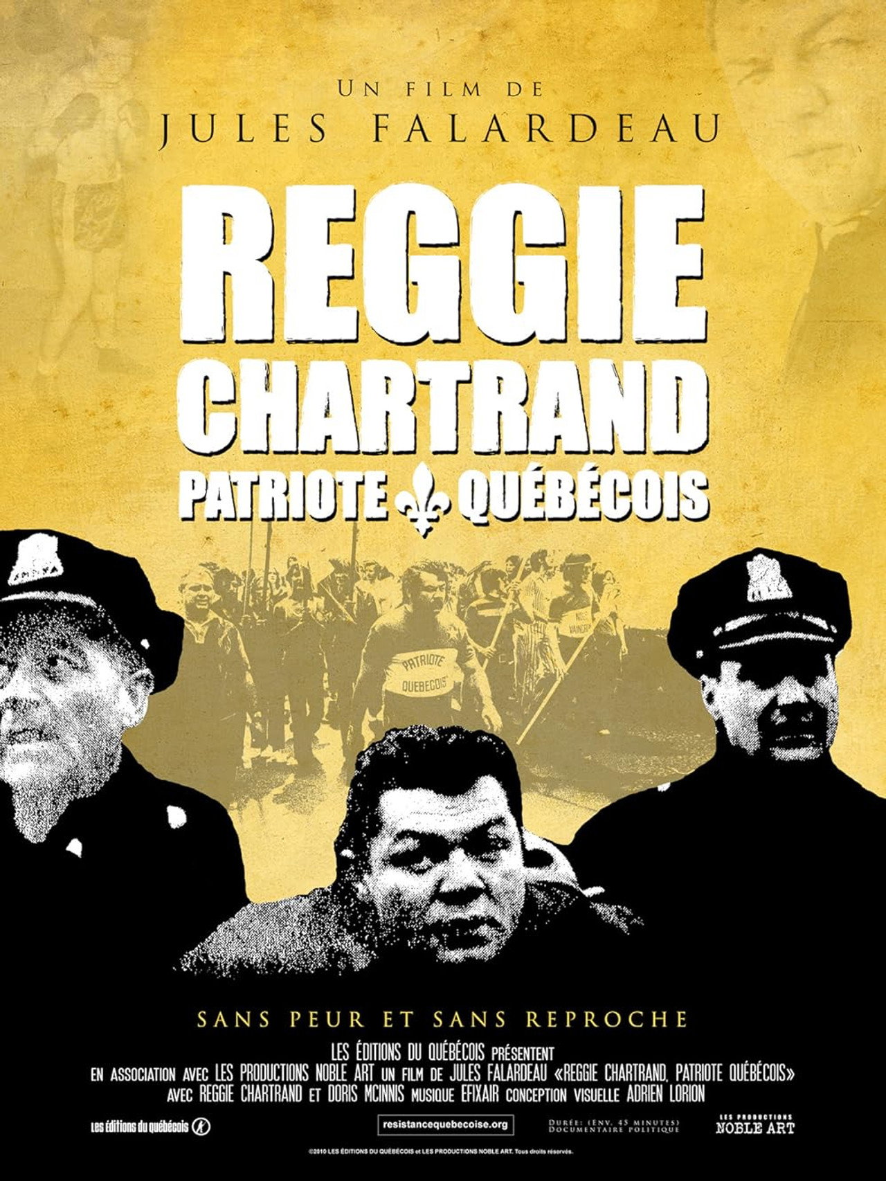 Reggie Chartrand, patriote québécois Backdrop