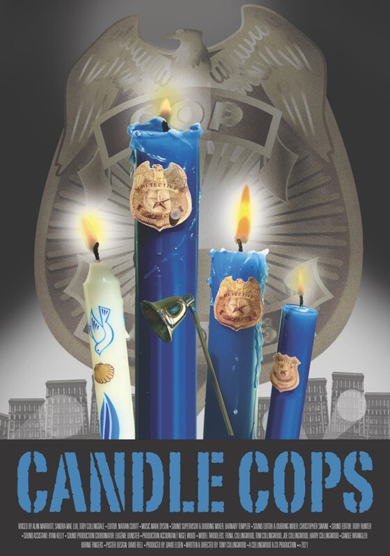 Candle Cops Backdrop