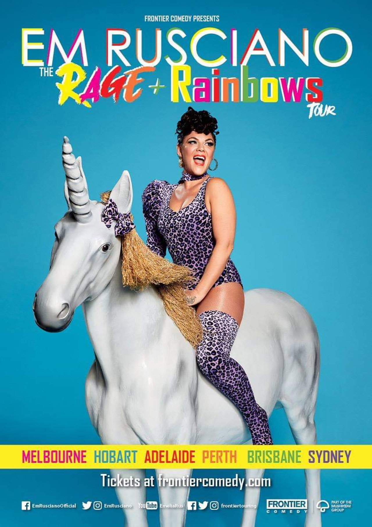 Em Rusciano: Rage and Rainbows filmaffisch