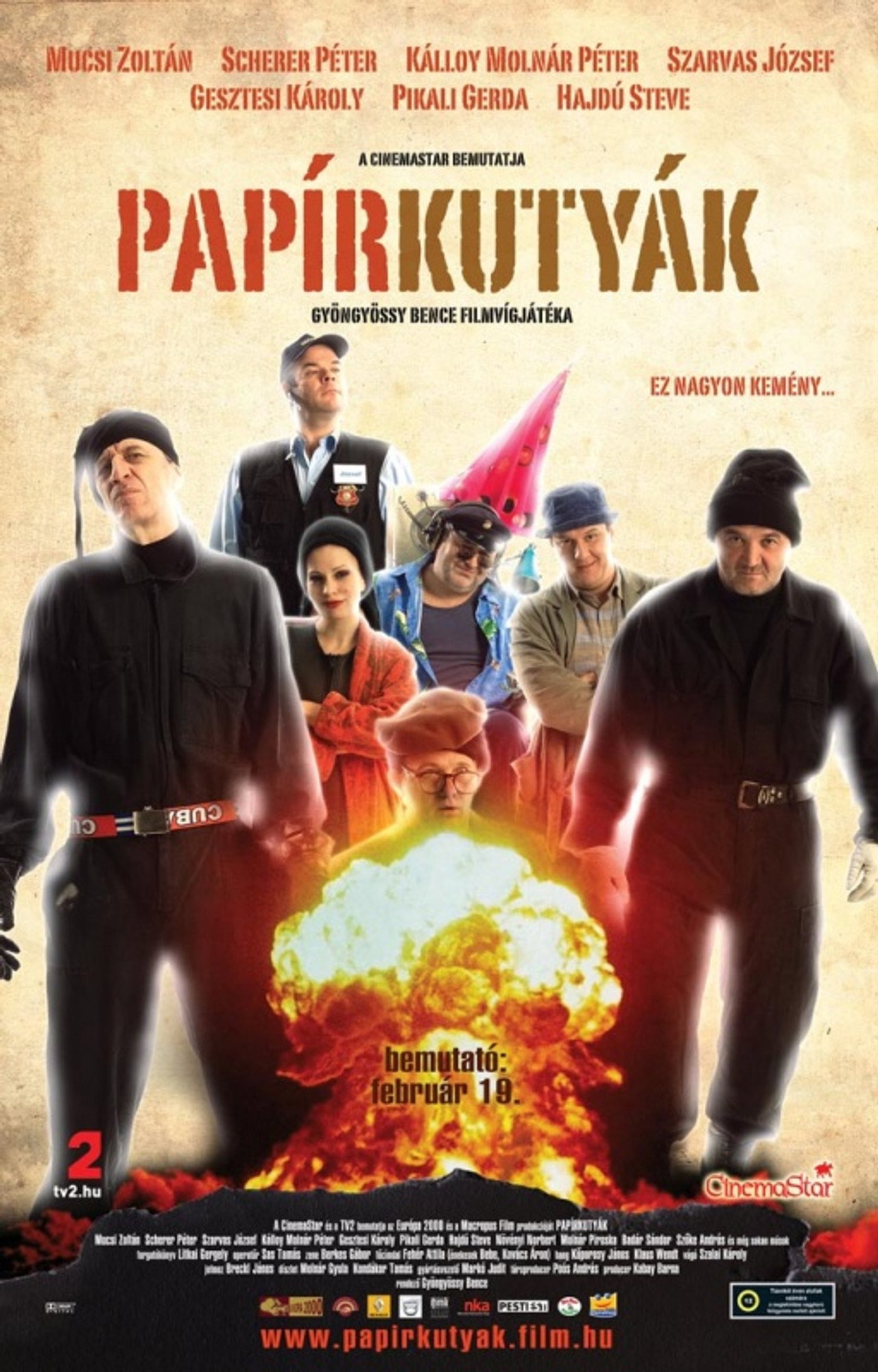 Papírkutyák – plakát 4