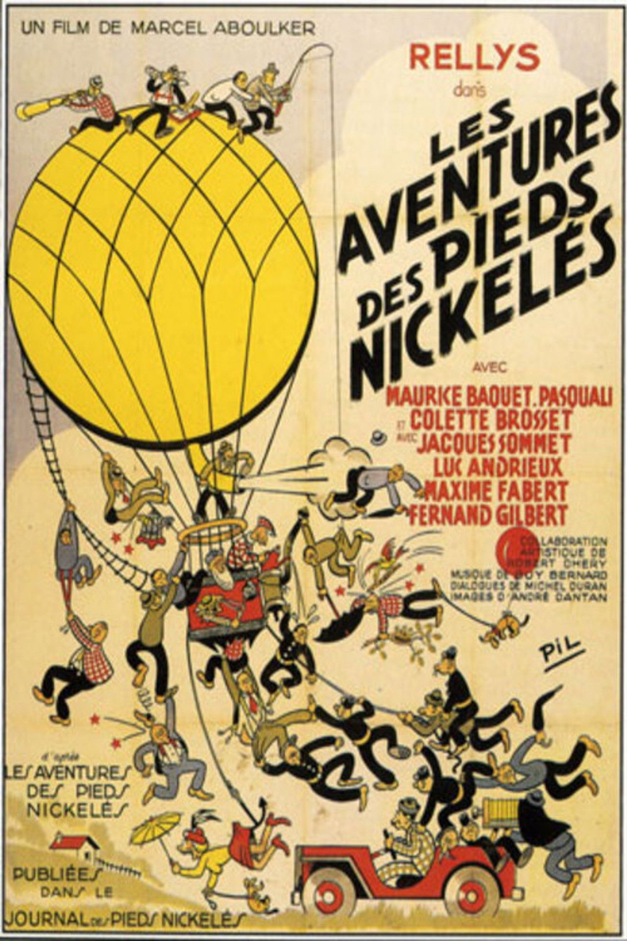 Les Aventures des Pieds-Nickelés Backdrop