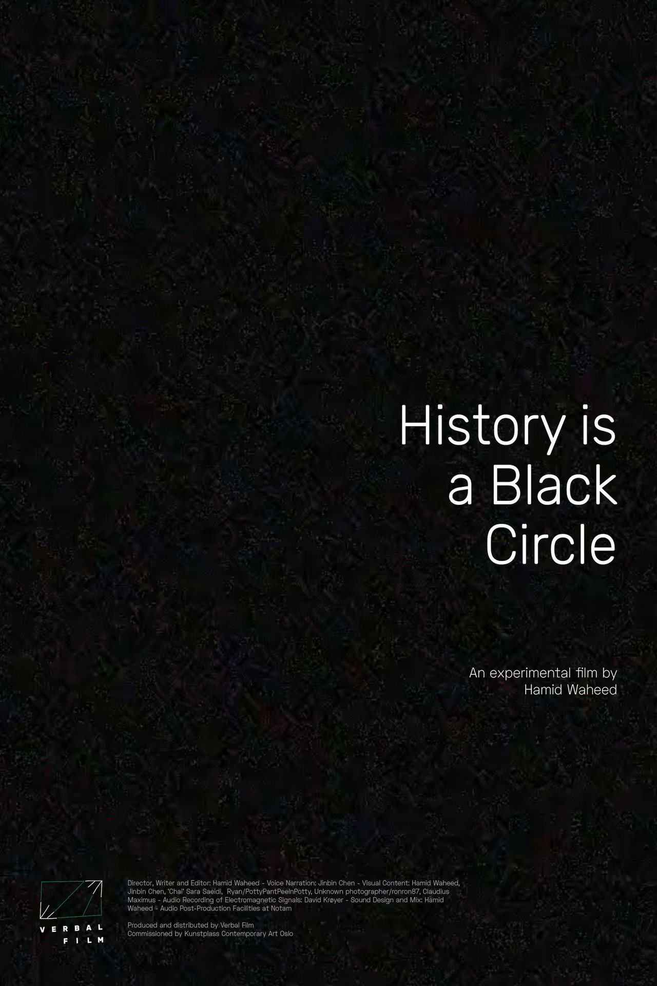 History is a Black Circle Backdrop