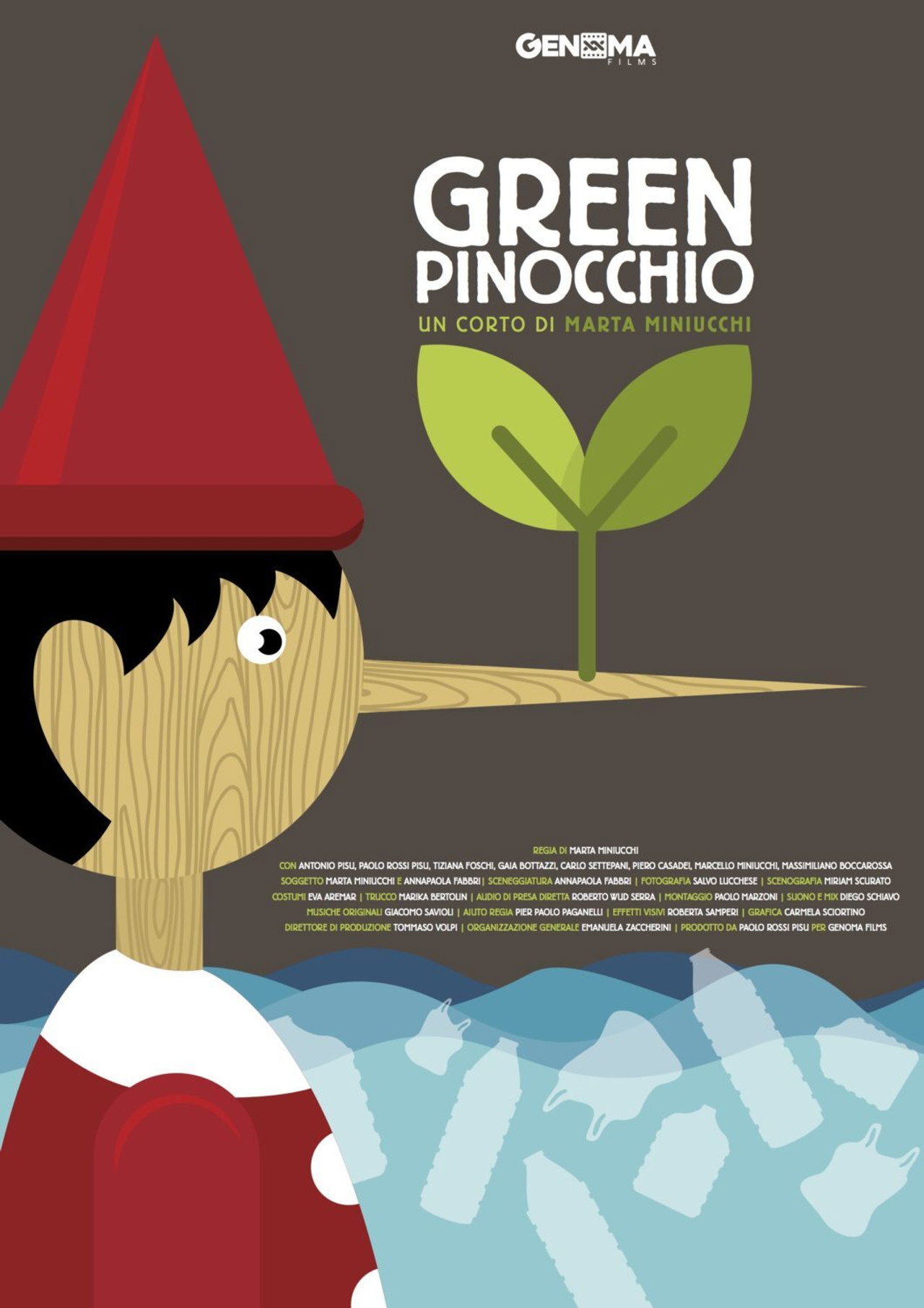 Green Pinocchio filmaffisch