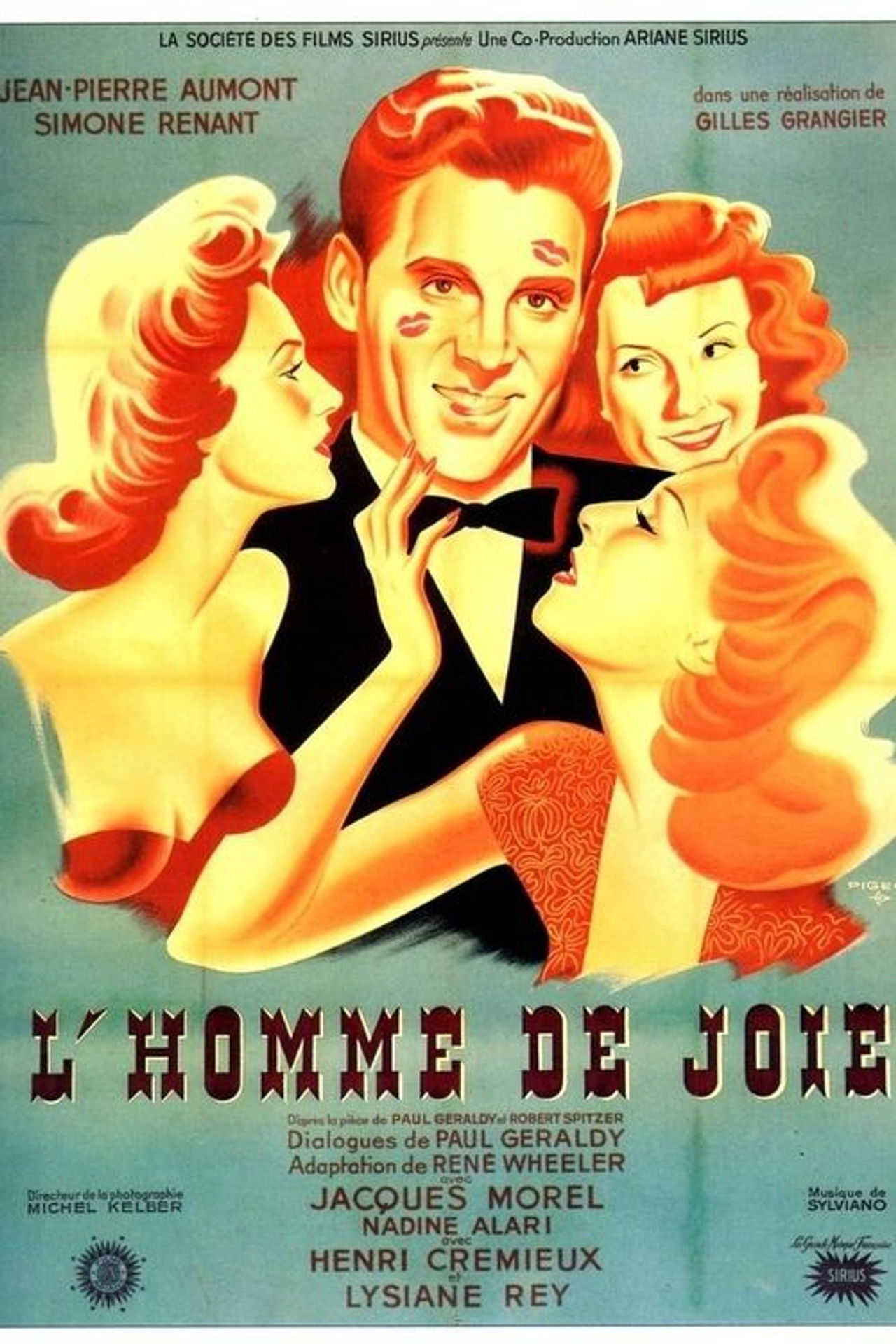 L'homme de joie Backdrop