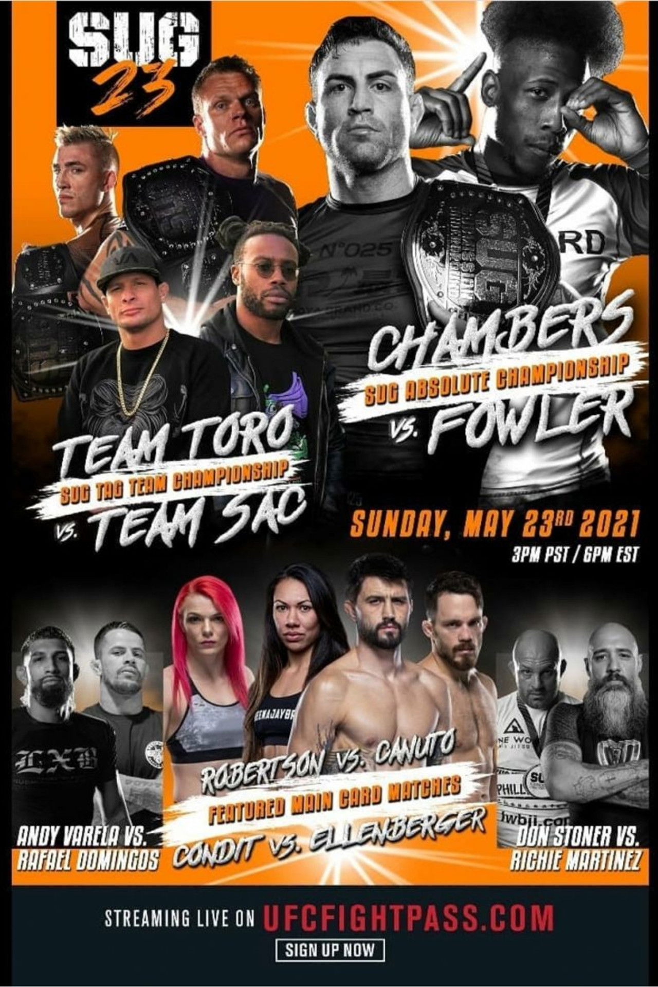 Submission Underground 23 Backdrop