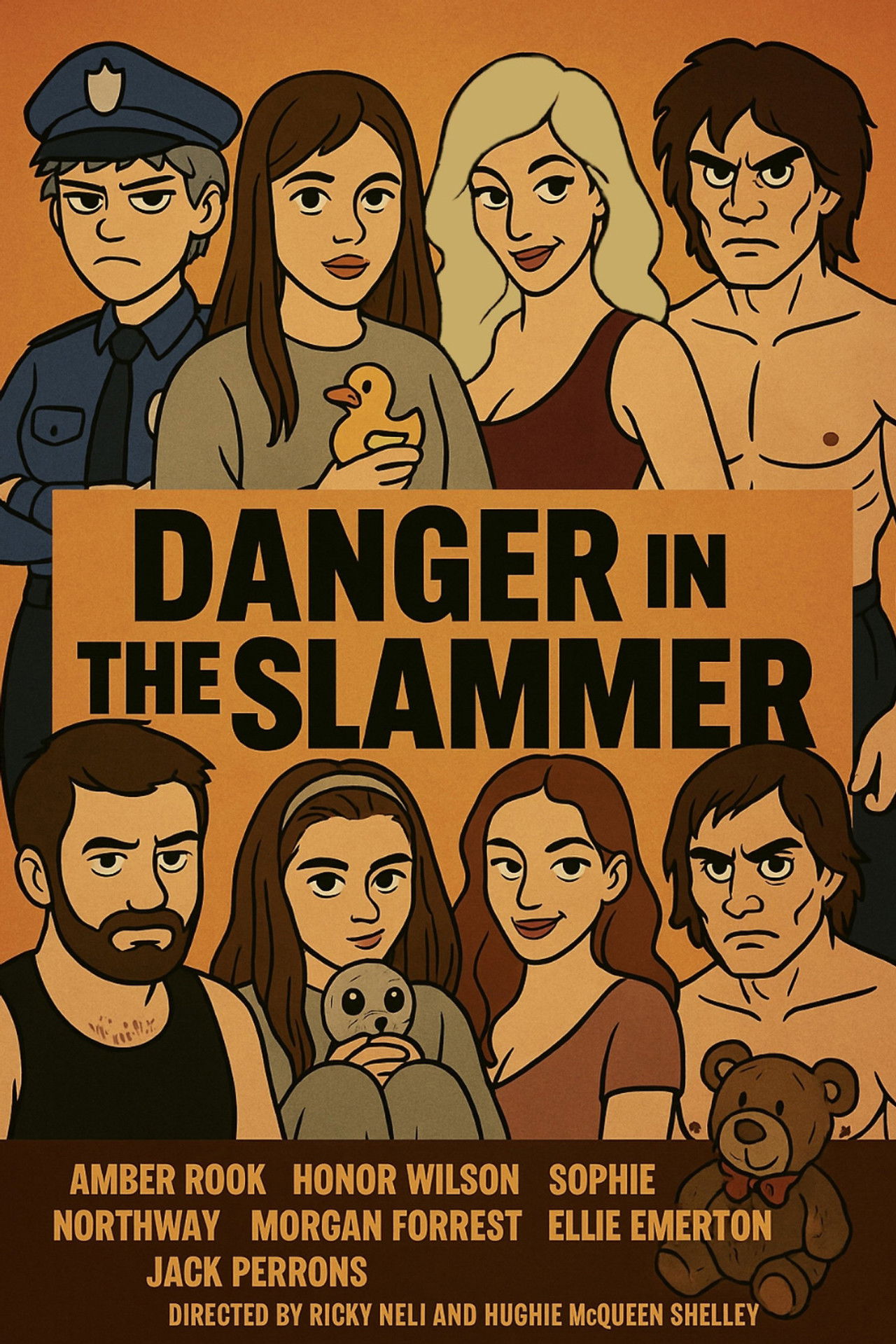 Danger in the Slammer Backdrop