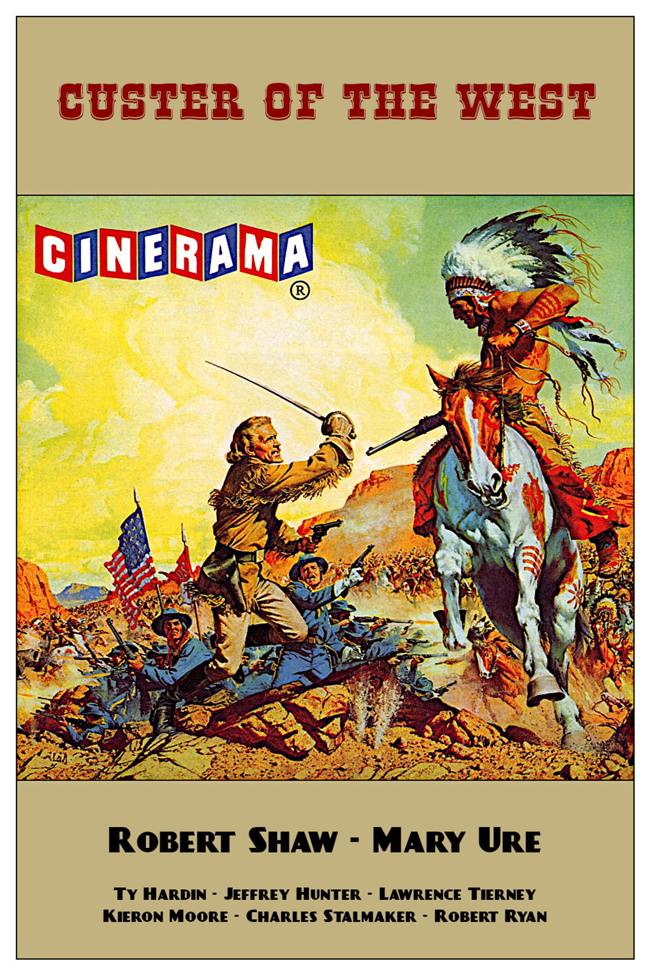 Custer, a nyugat hőse – plakát 5