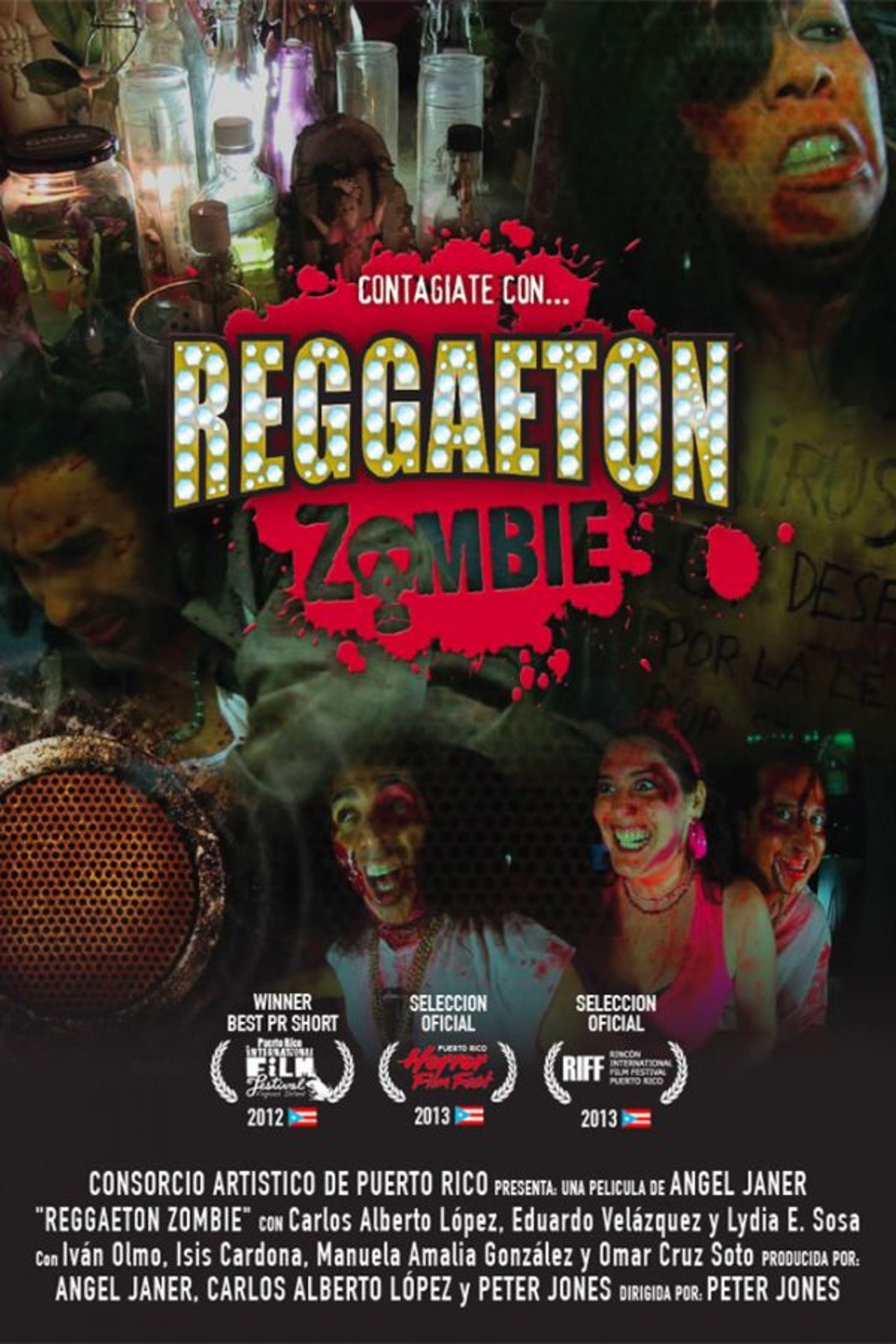 Reggaetón Zombie Backdrop
