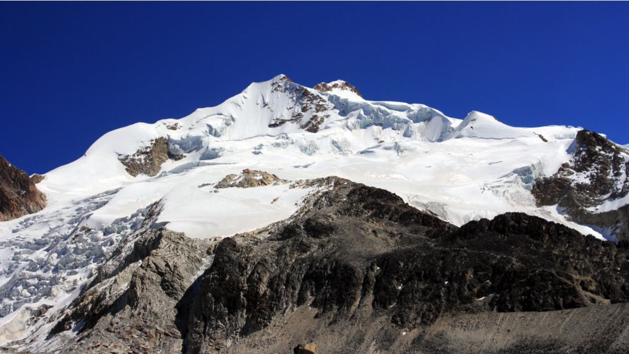 Der Huayna Potosi "Ersteigung des 6088m hohen Berges"