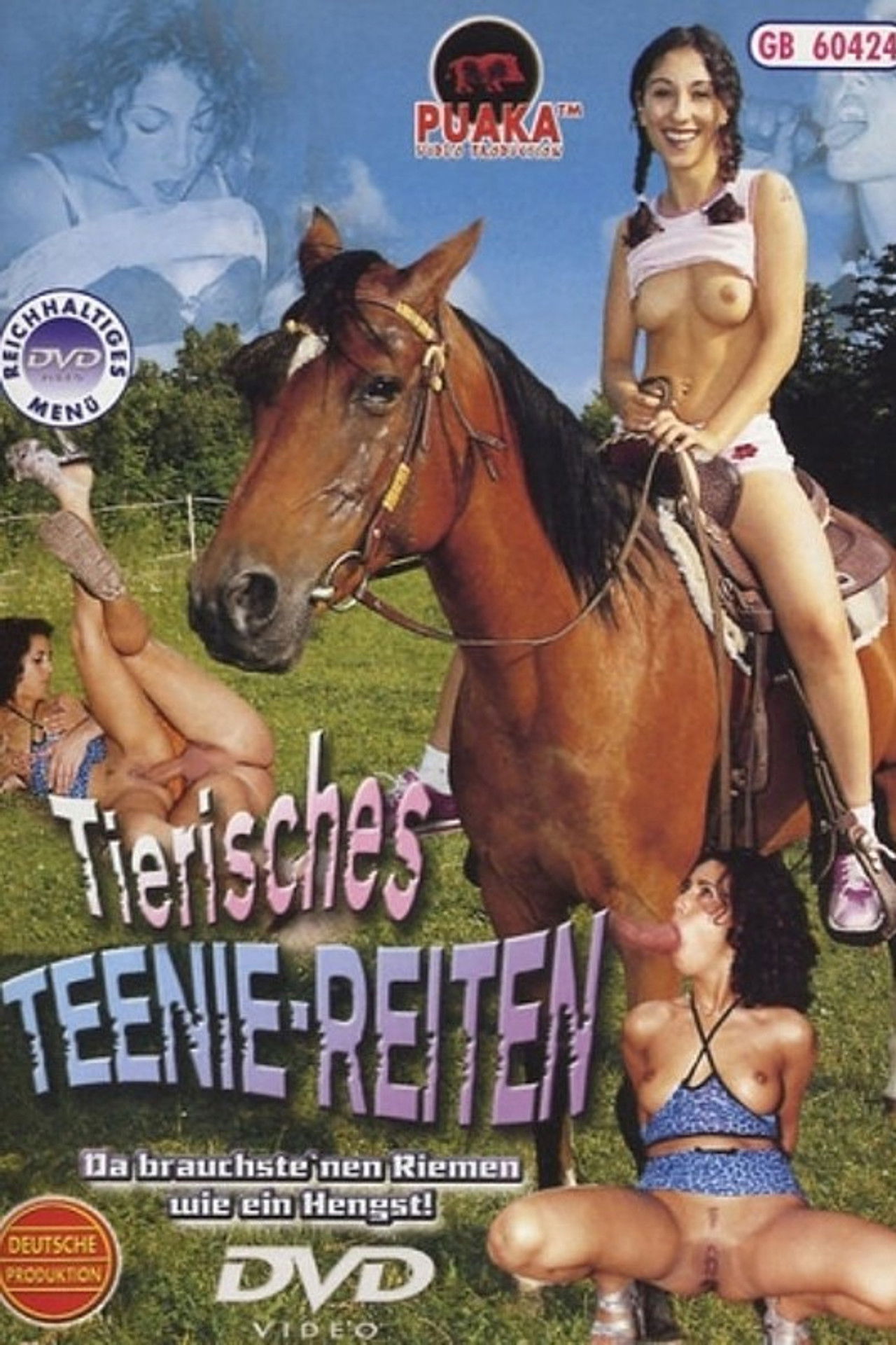 Tierisches Teenie-Reiten Backdrop