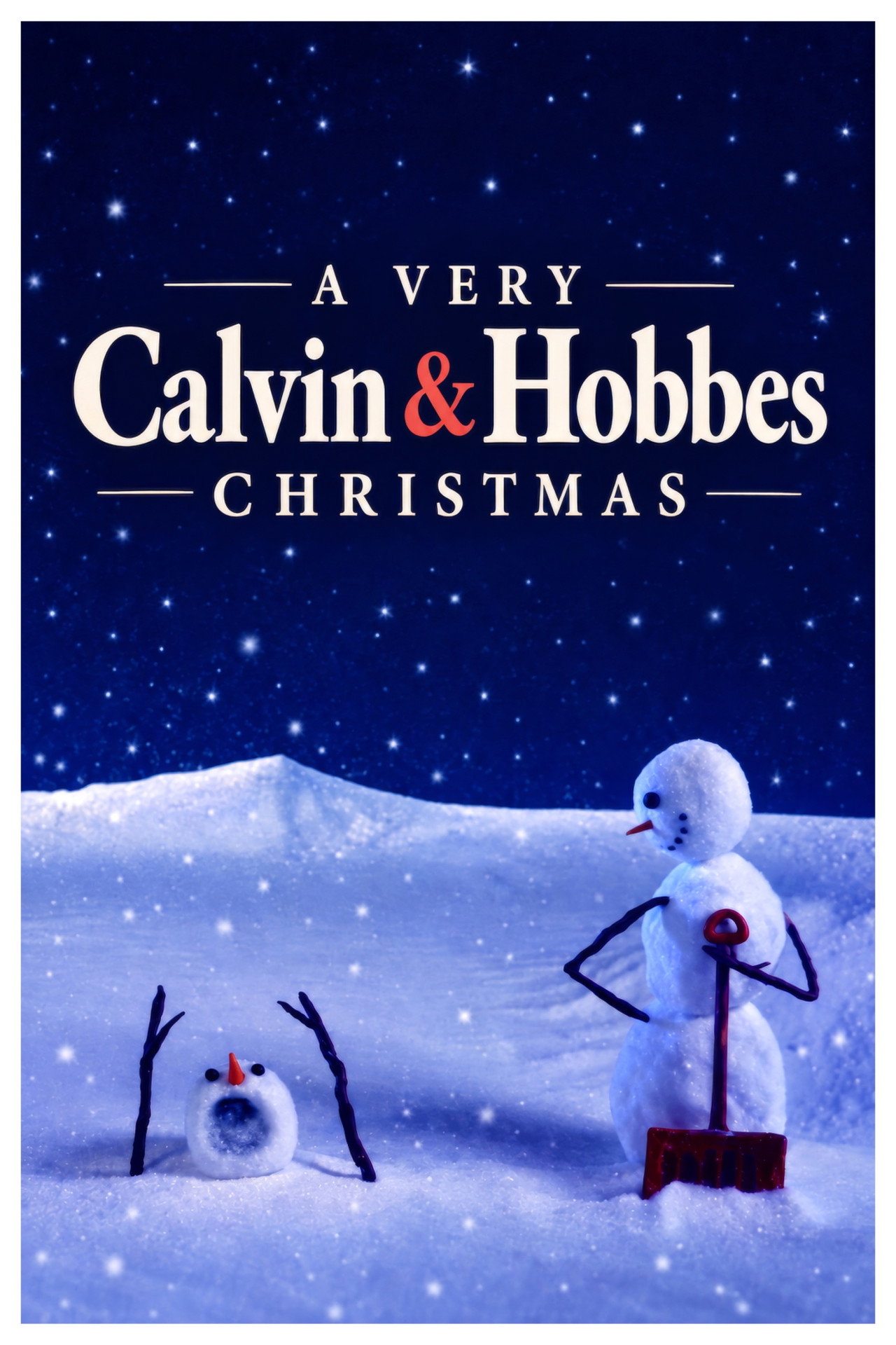 A Very Calvin & Hobbes Christmas poster