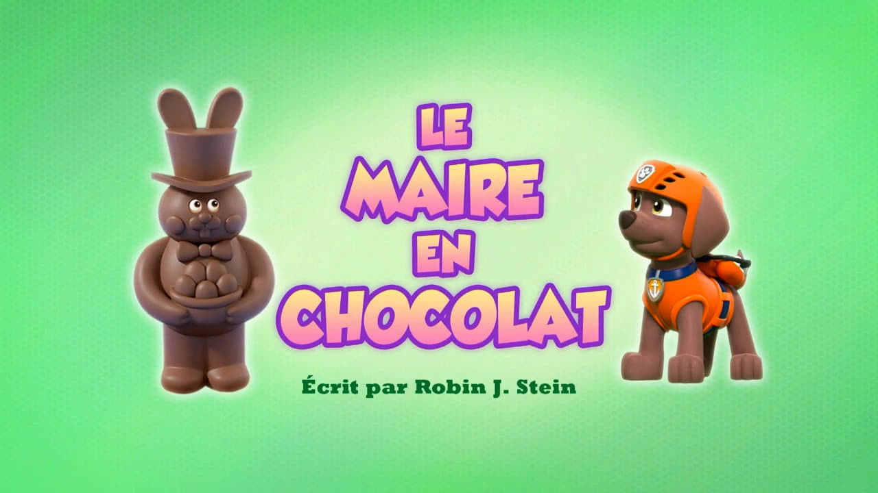 Le maire en chocolat