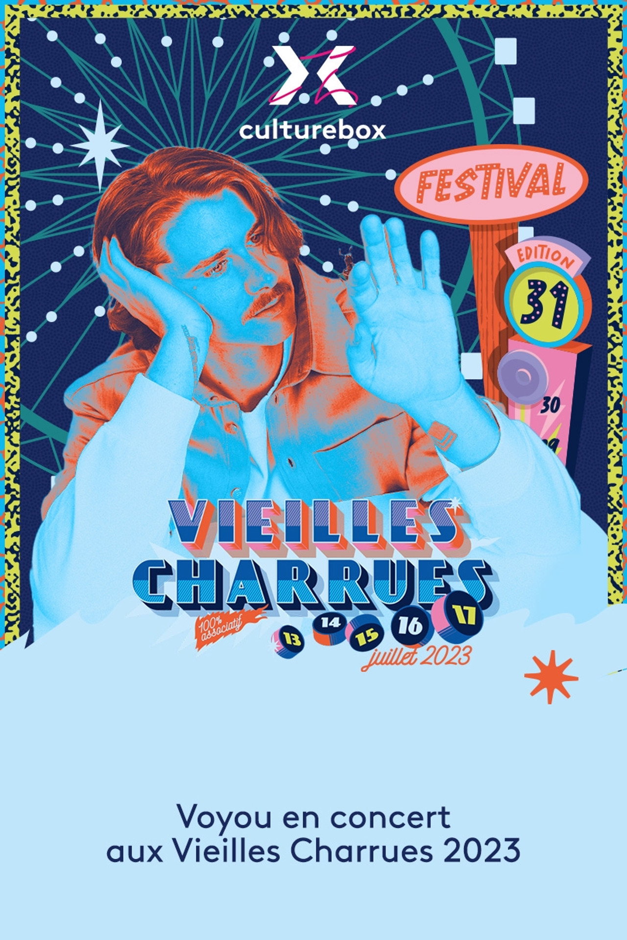 Voyou en concert aux Vieilles Charrues 2023 filmaffisch