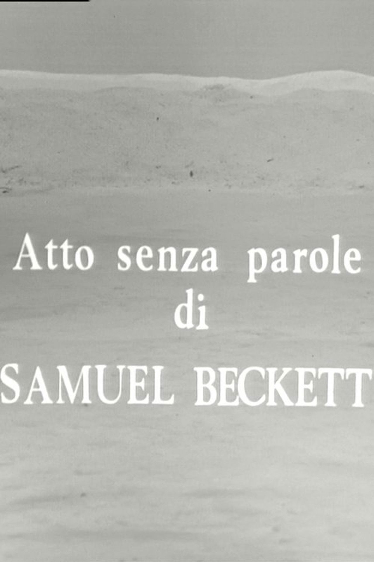 Atto senza parole Backdrop