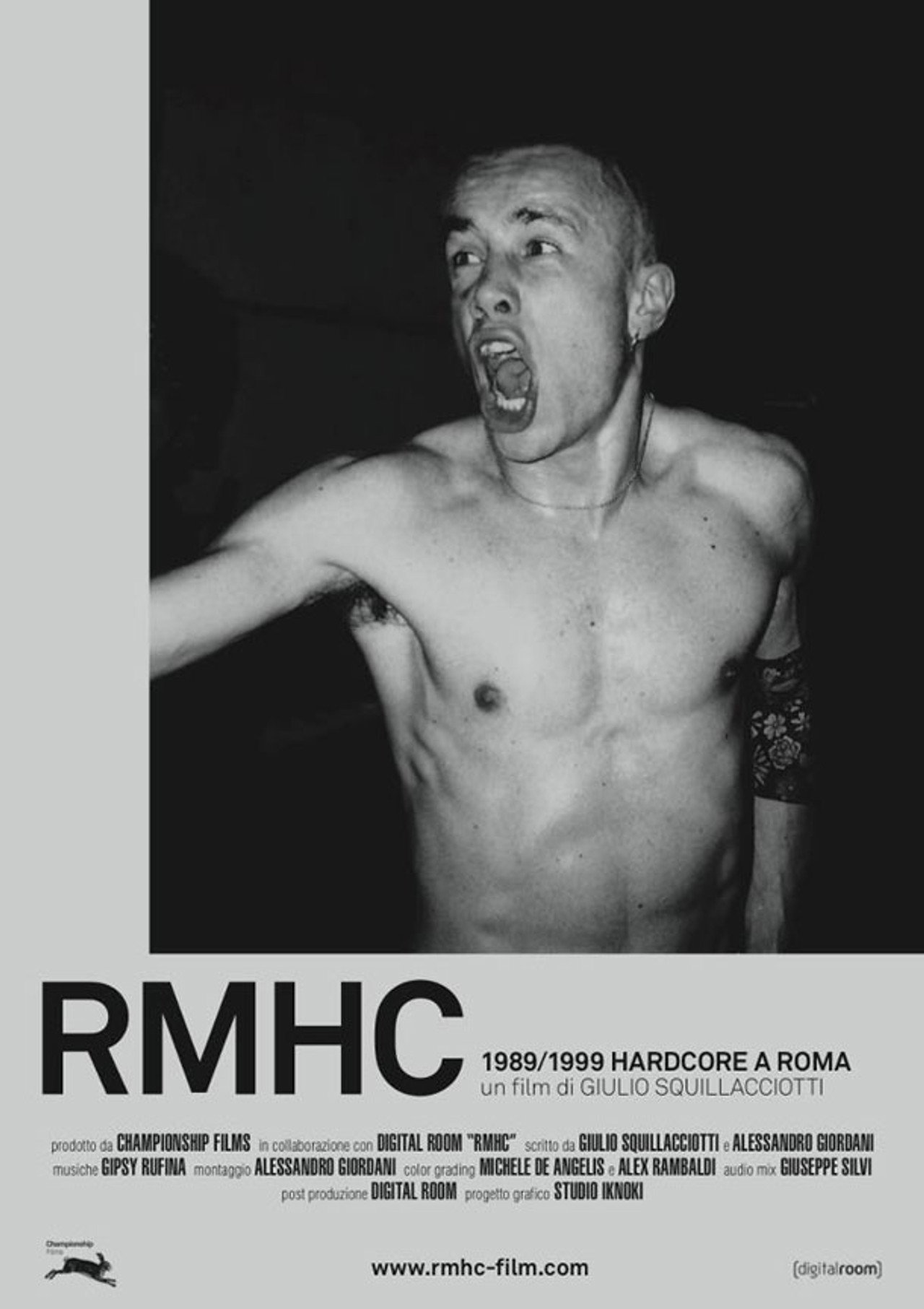 RMHC - 1989/1999 HARDCORE A ROMA filmaffisch
