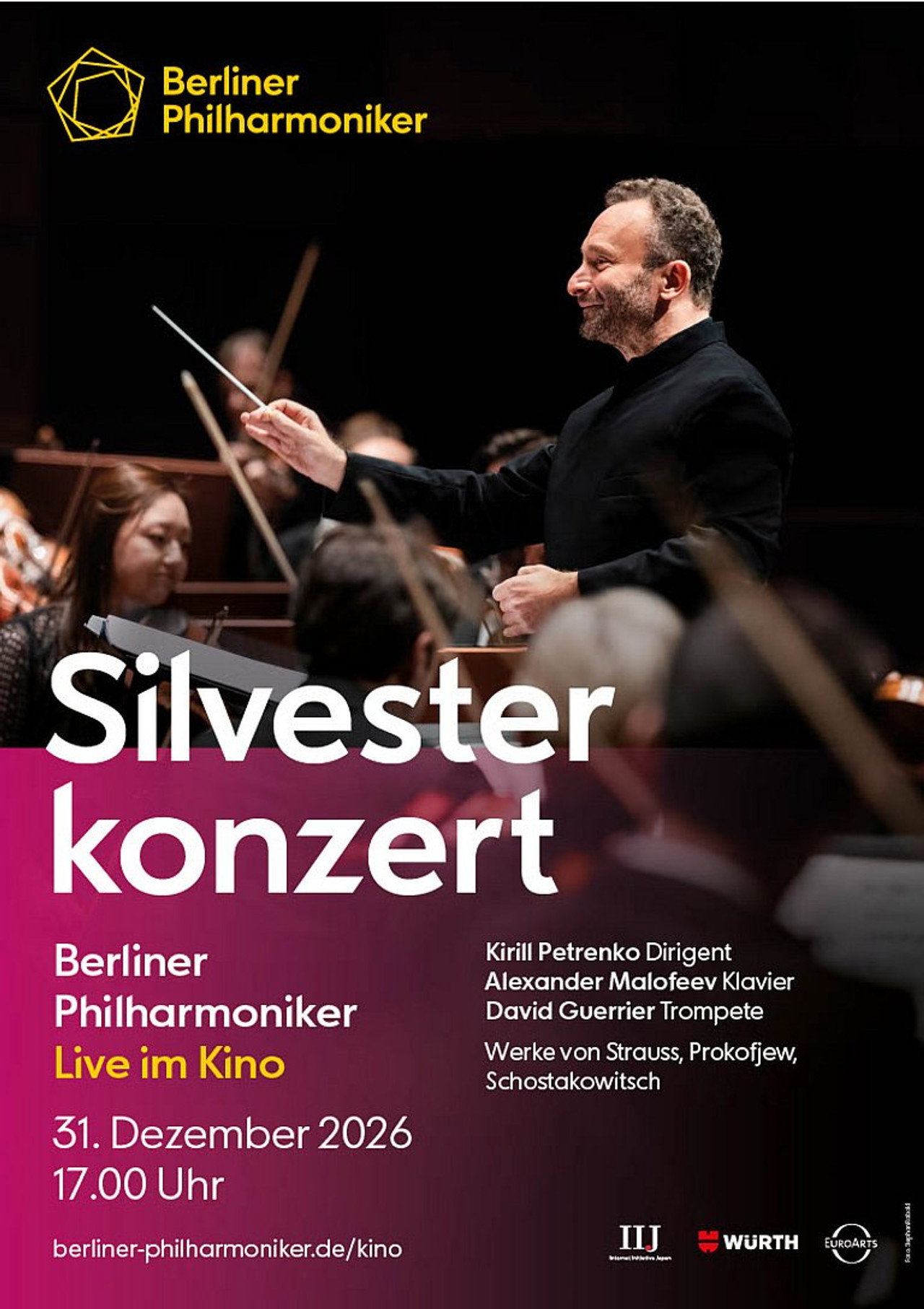 Berliner Philharmoniker: Silvesterkonzert 2026 filmaffisch
