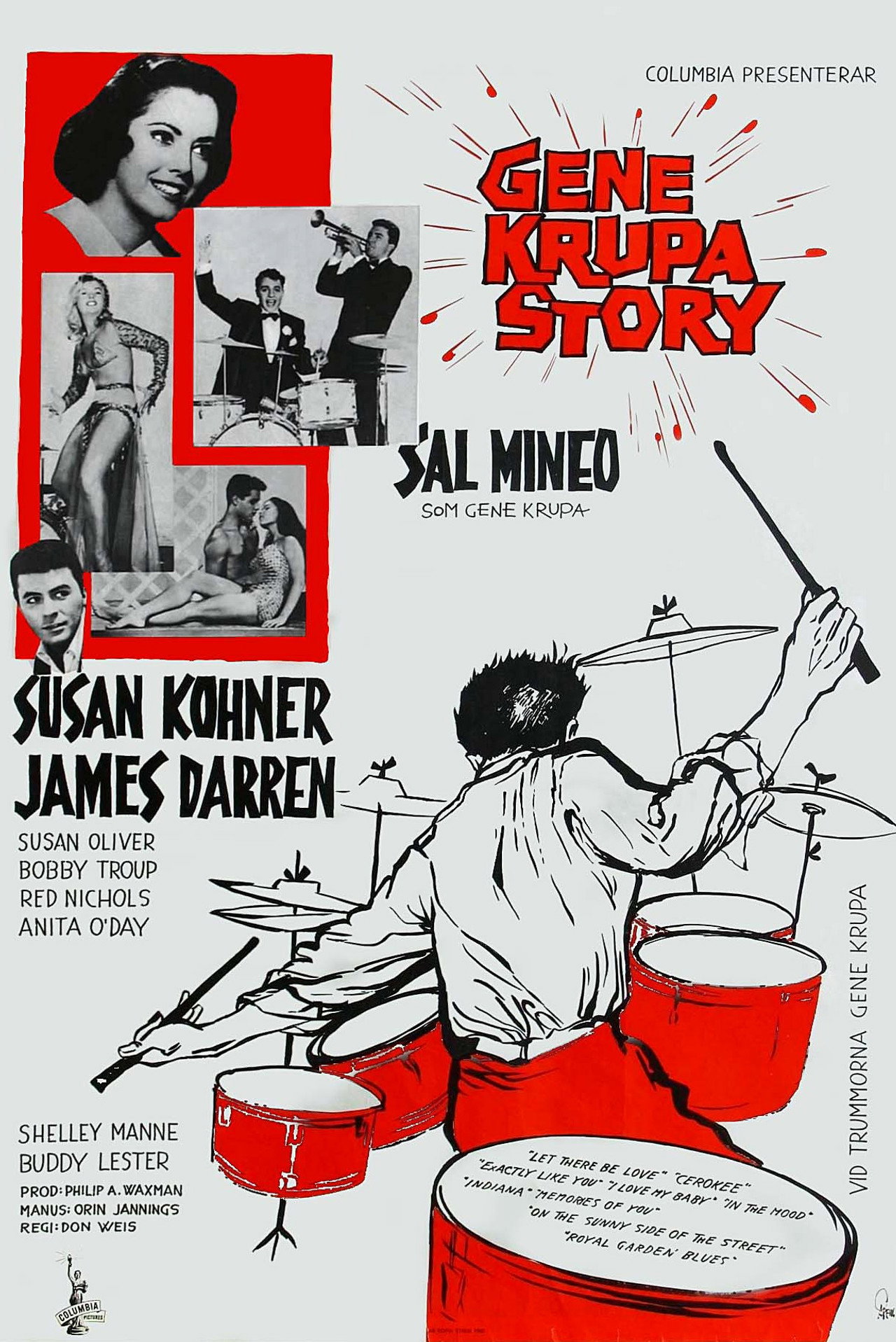 The Gene Krupa Story filmaffisch
