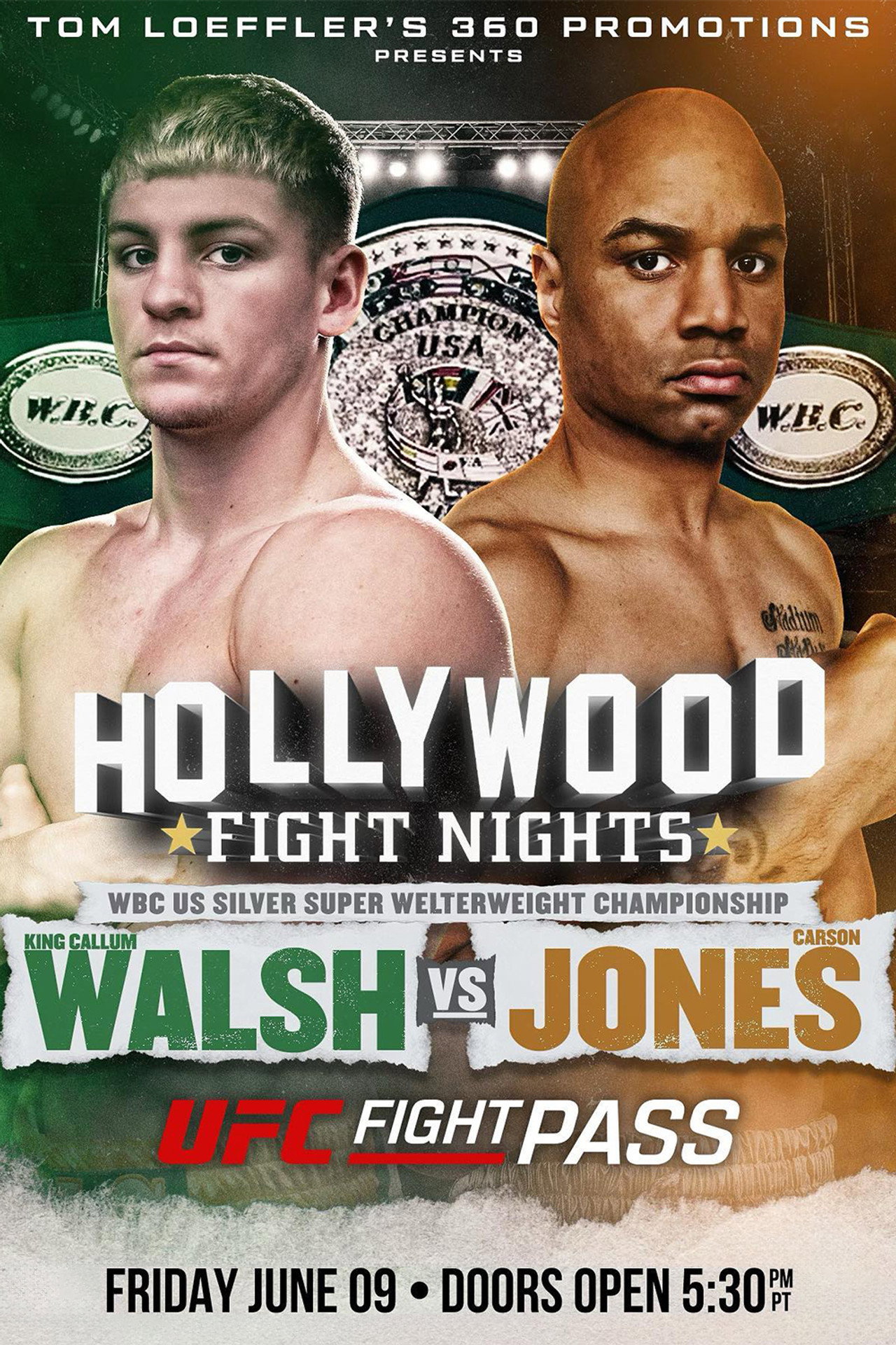 Callum Walsh vs. Carson Jones filmaffisch