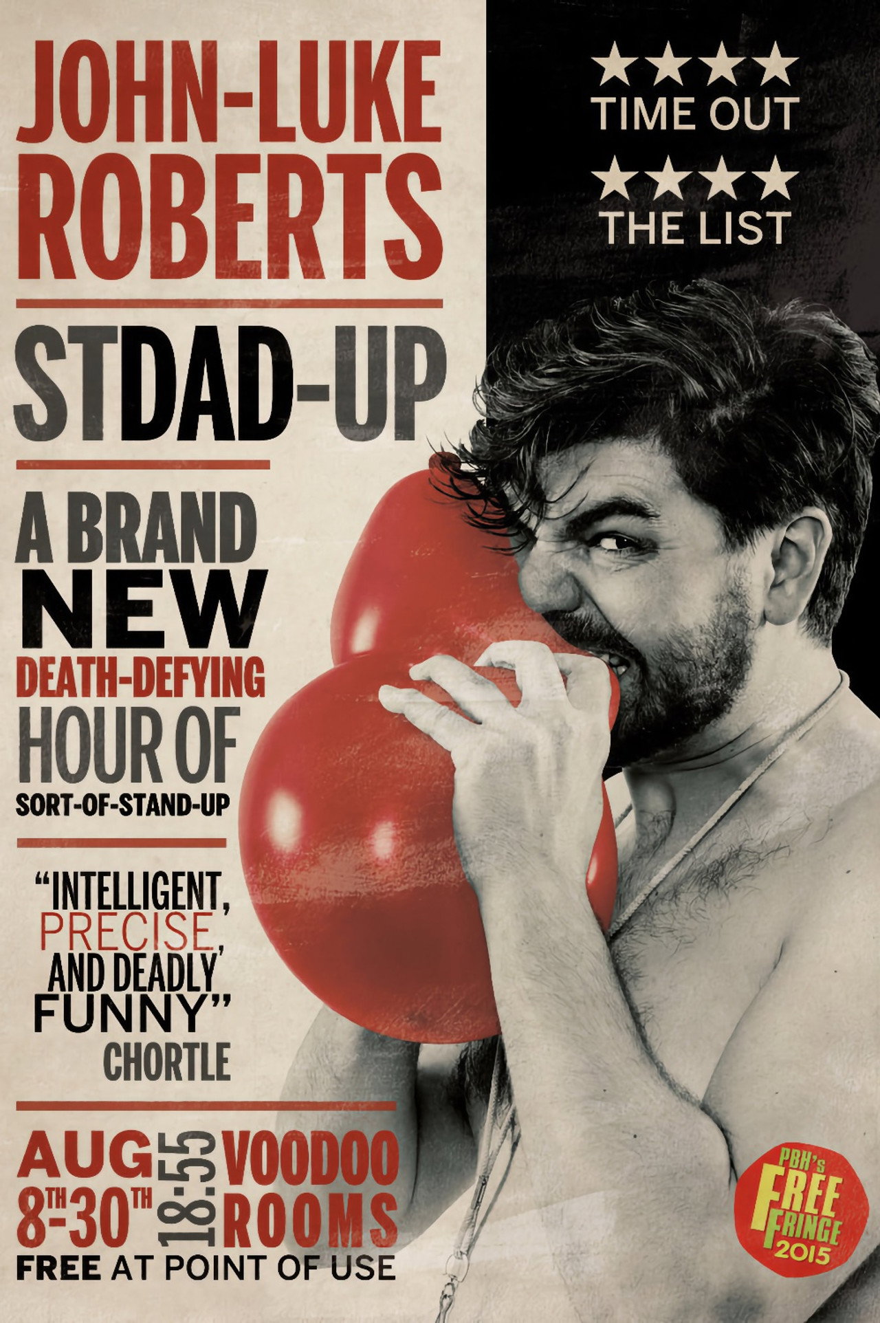 John-Luke Roberts: Stdad-Up filmaffisch