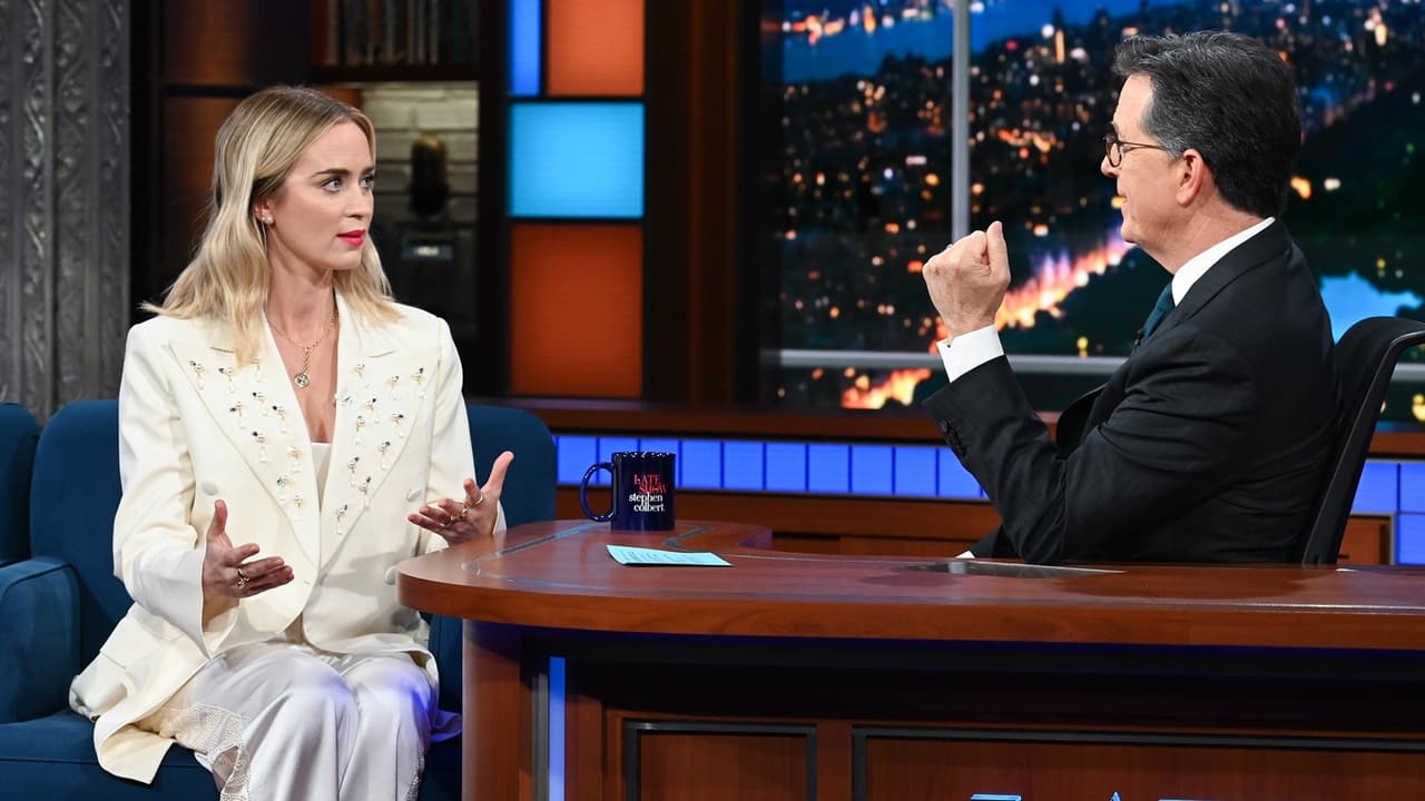 The Late Show with Stephen Colbert - Season 8 Episode 34 : Emily Blunt, George Saunders