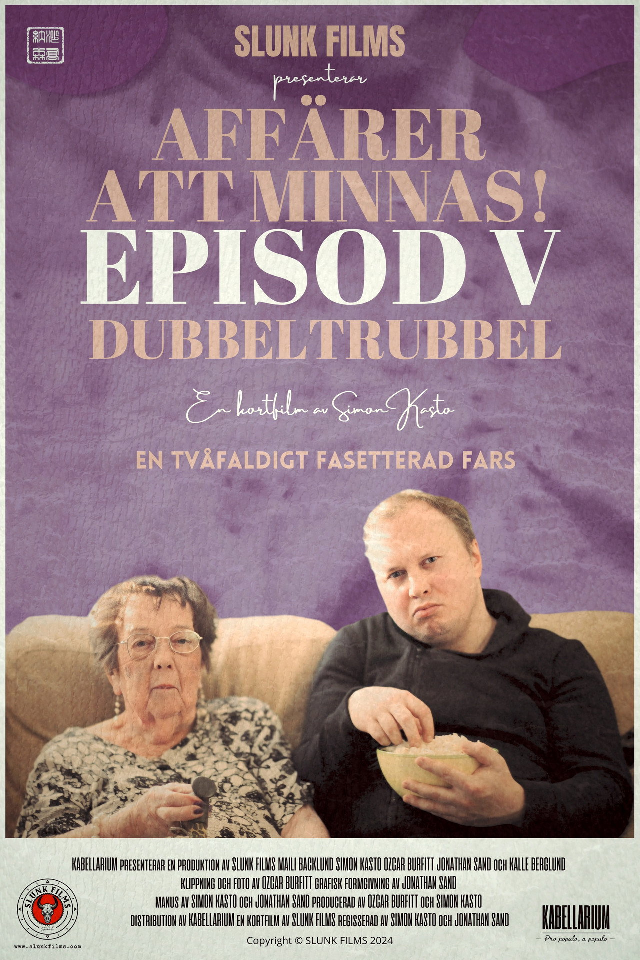 Affärer att minnas! - Episod V: Dubbeltrubbel filmaffisch