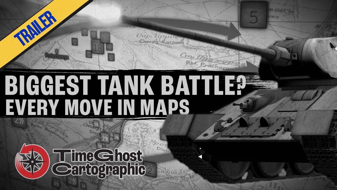 TimeGhost Cartographic - Season 0 Episode 2 : Lines of Fire: Prokhorovka – WW2 in Animated Maps (Official Trailer)