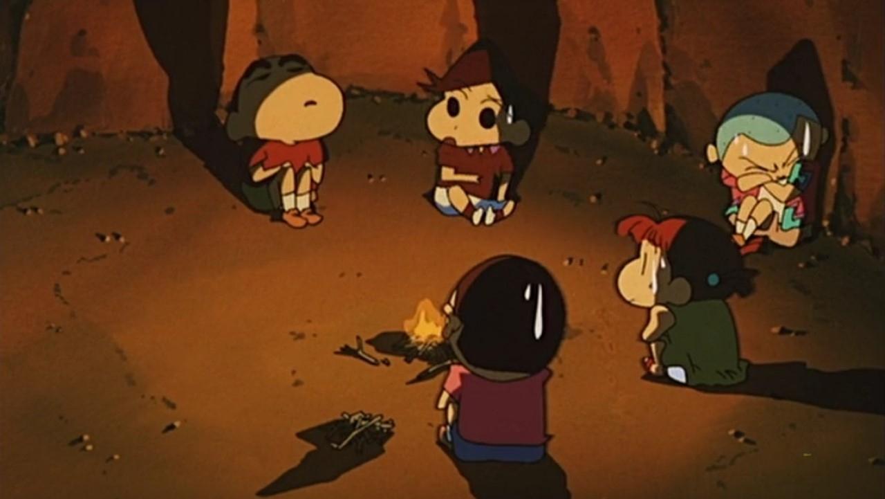 Scen från Crayon Shin-chan: The Storm Called The Jungle