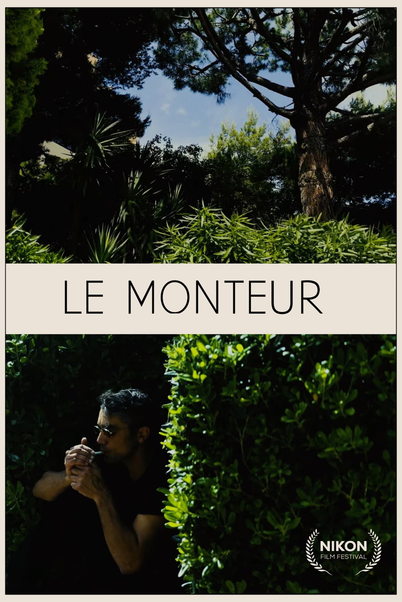 Le monteur filmaffisch