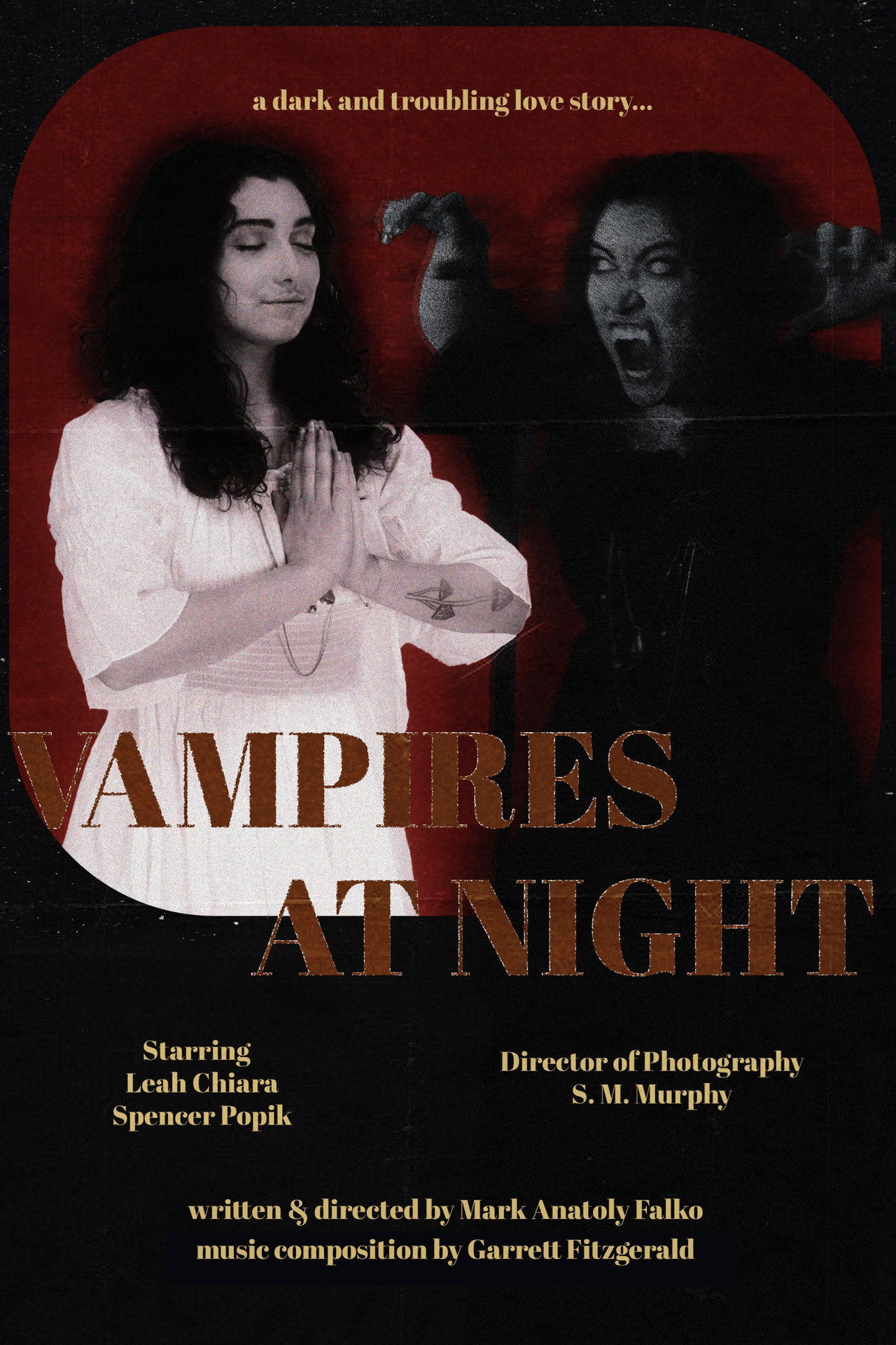 Vampires at Night Backdrop