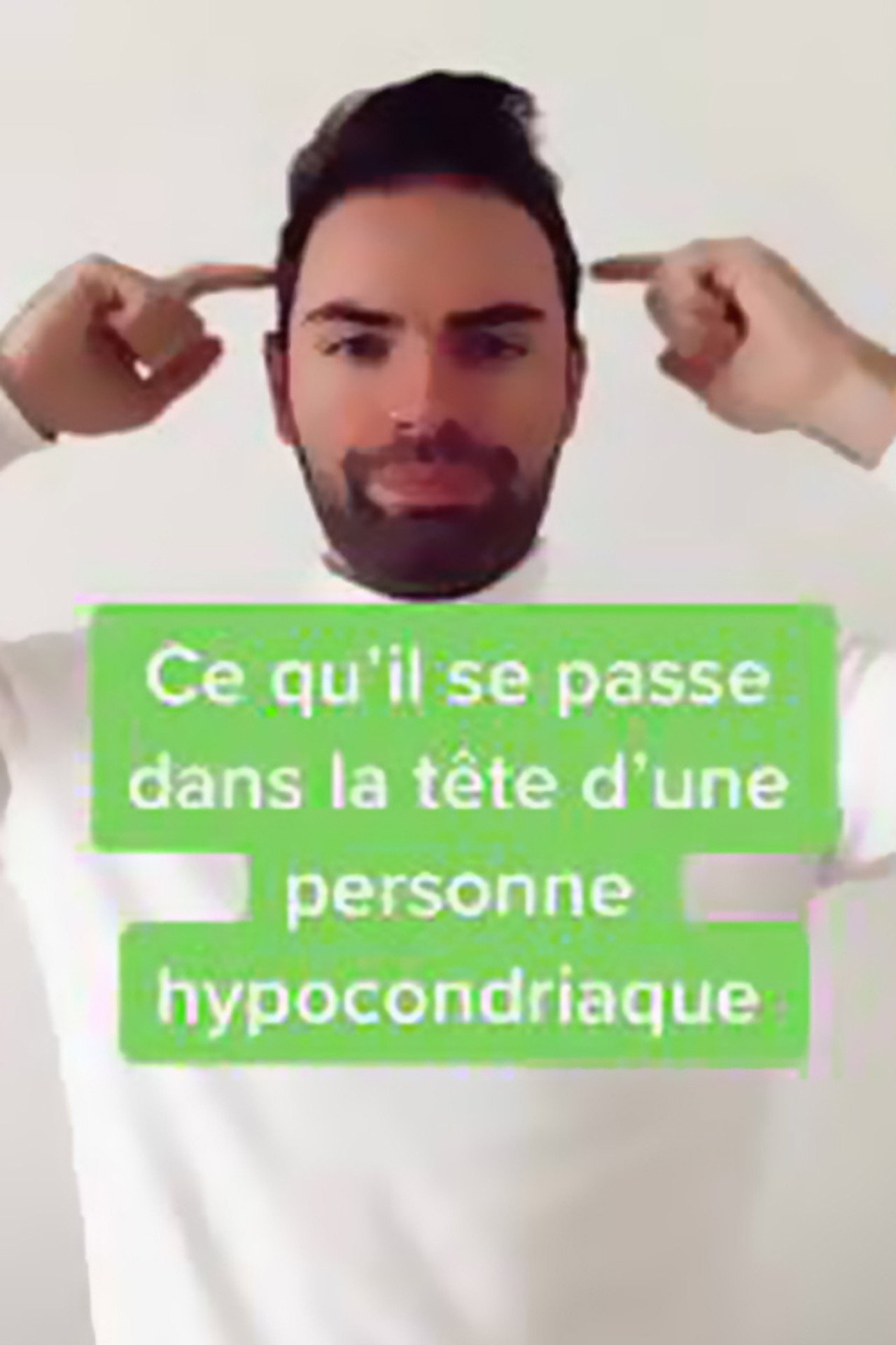 Dans la tête d'un hypocondriaque filmaffisch