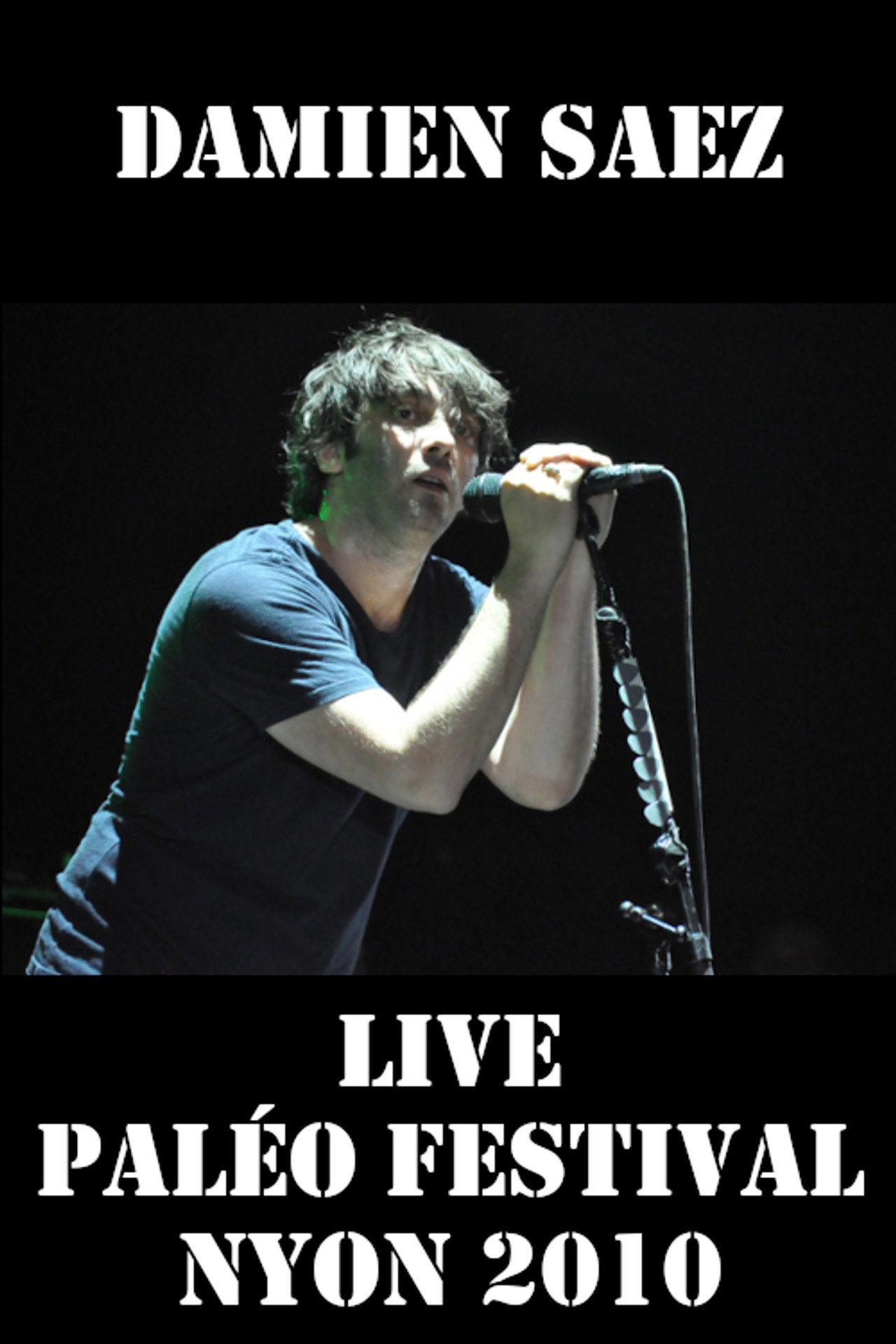 Damien Saez en live au Paléo Festival 2010 poster