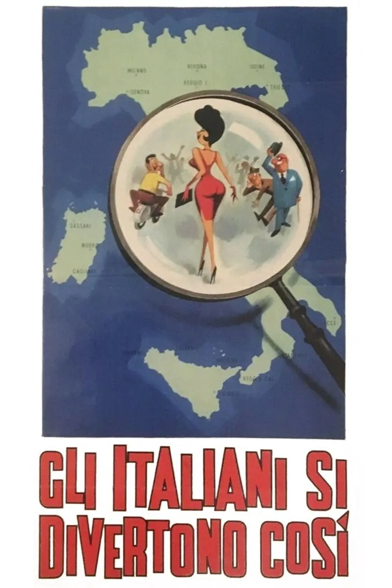 Gli italiani si divertono così filmaffisch