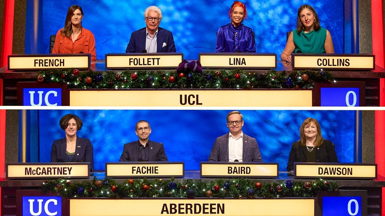 University Challenge - Season 0 Episode 141 : Christmas 2022 - UCL v University of Aberdeen