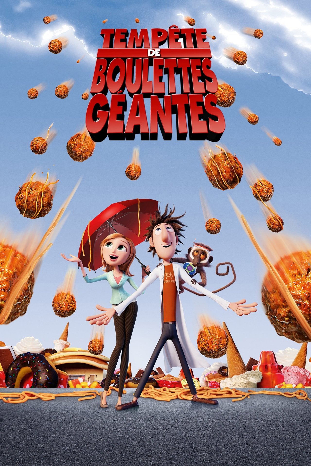 Tempête de boulettes géantes poster