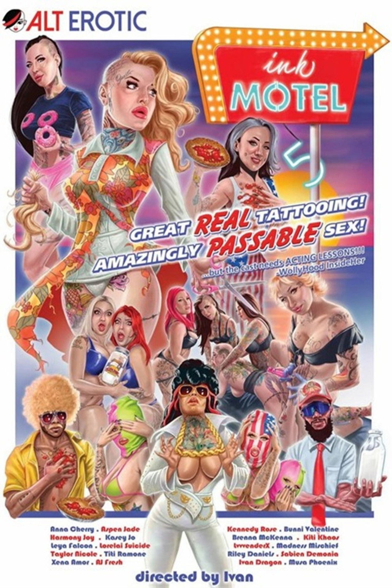 Ink Motel 5 Backdrop