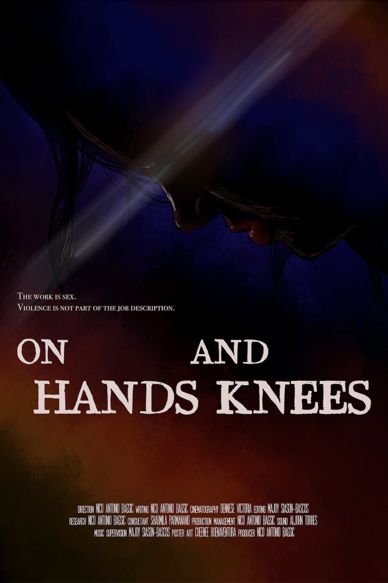On Hands and Knees Backdrop