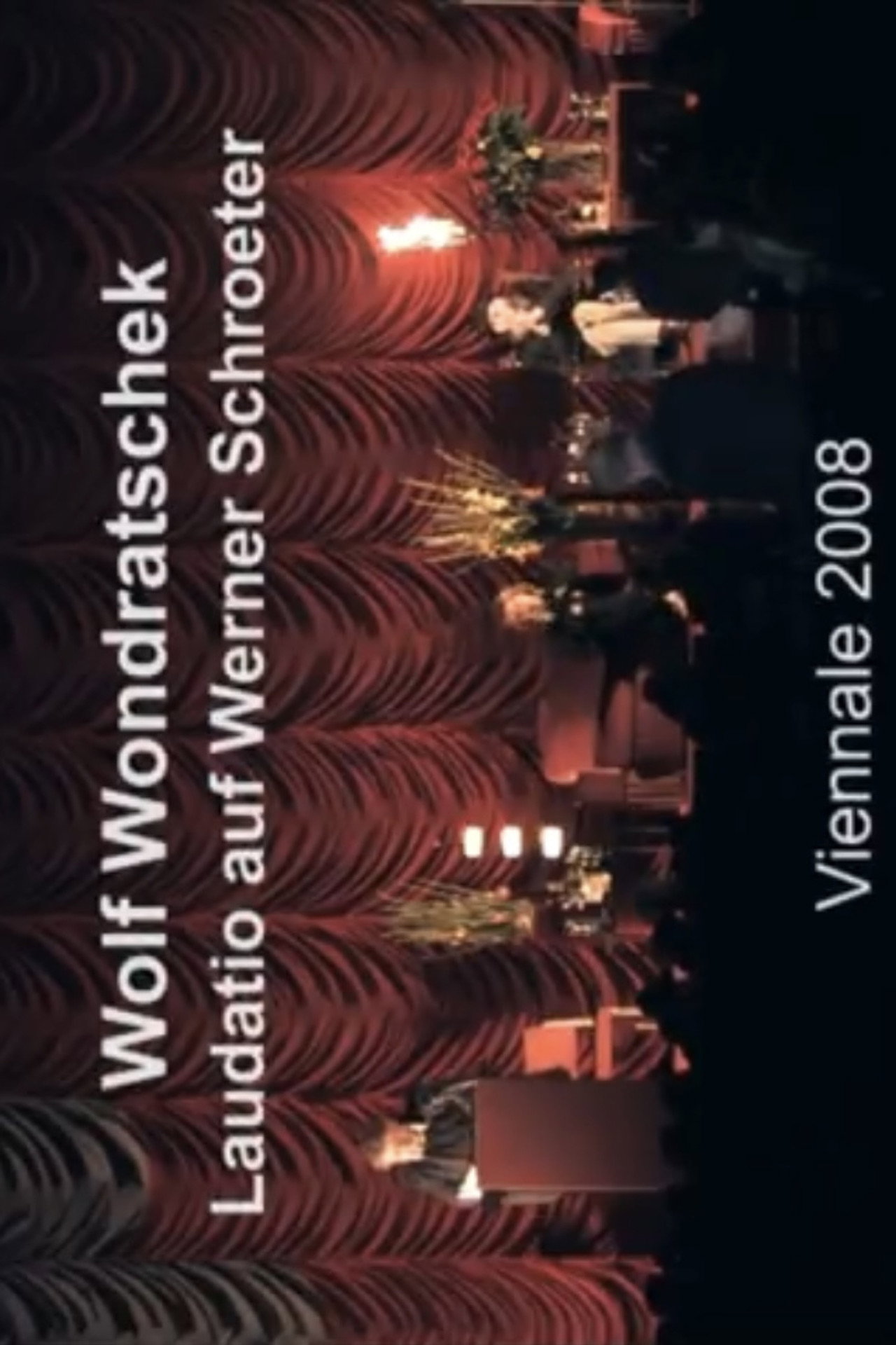 Wolf Wondratschek Laudatio auf Werner Schroeter filmaffisch