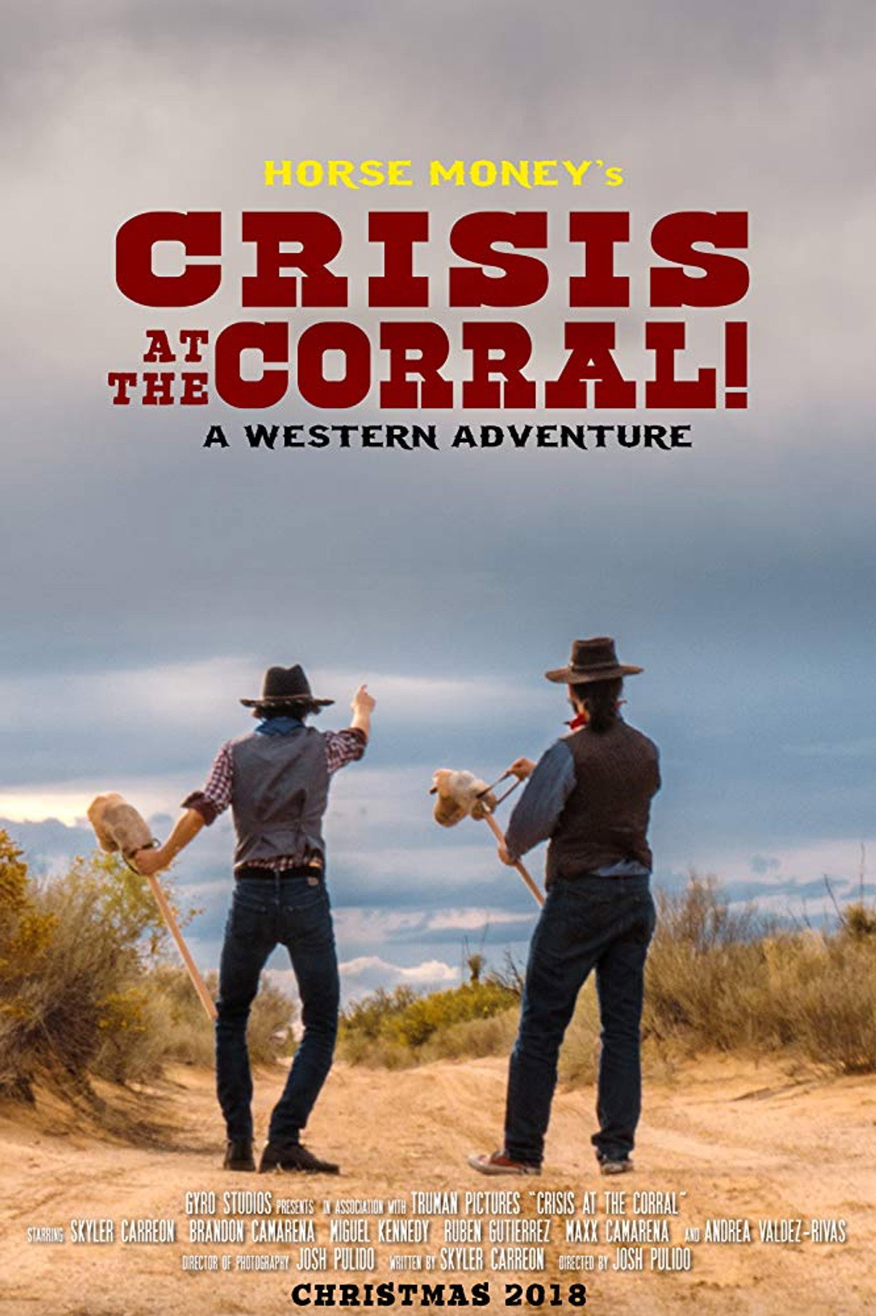 Horse Money's Crisis at the Corral! Backdrop