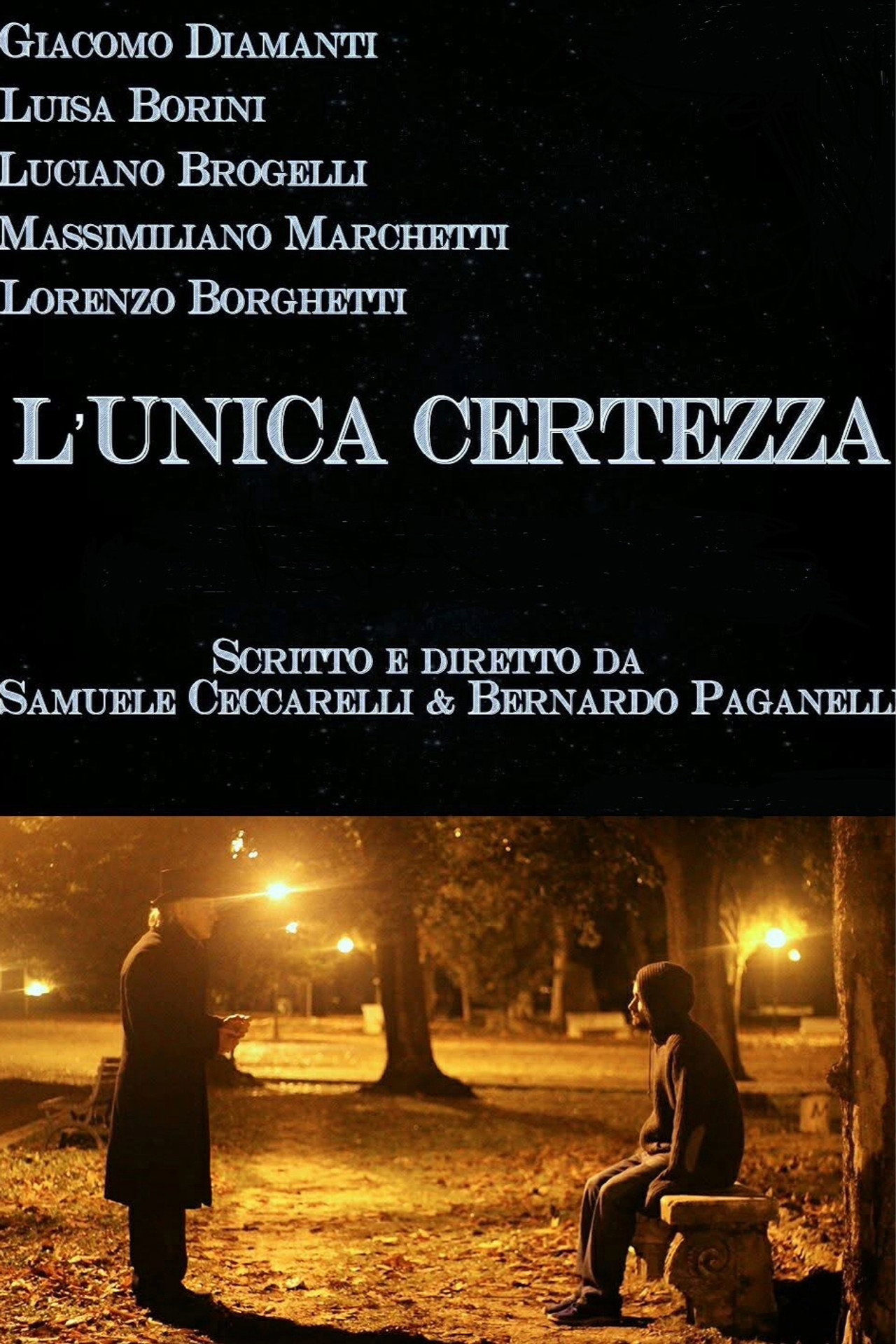 L'unica certezza Backdrop