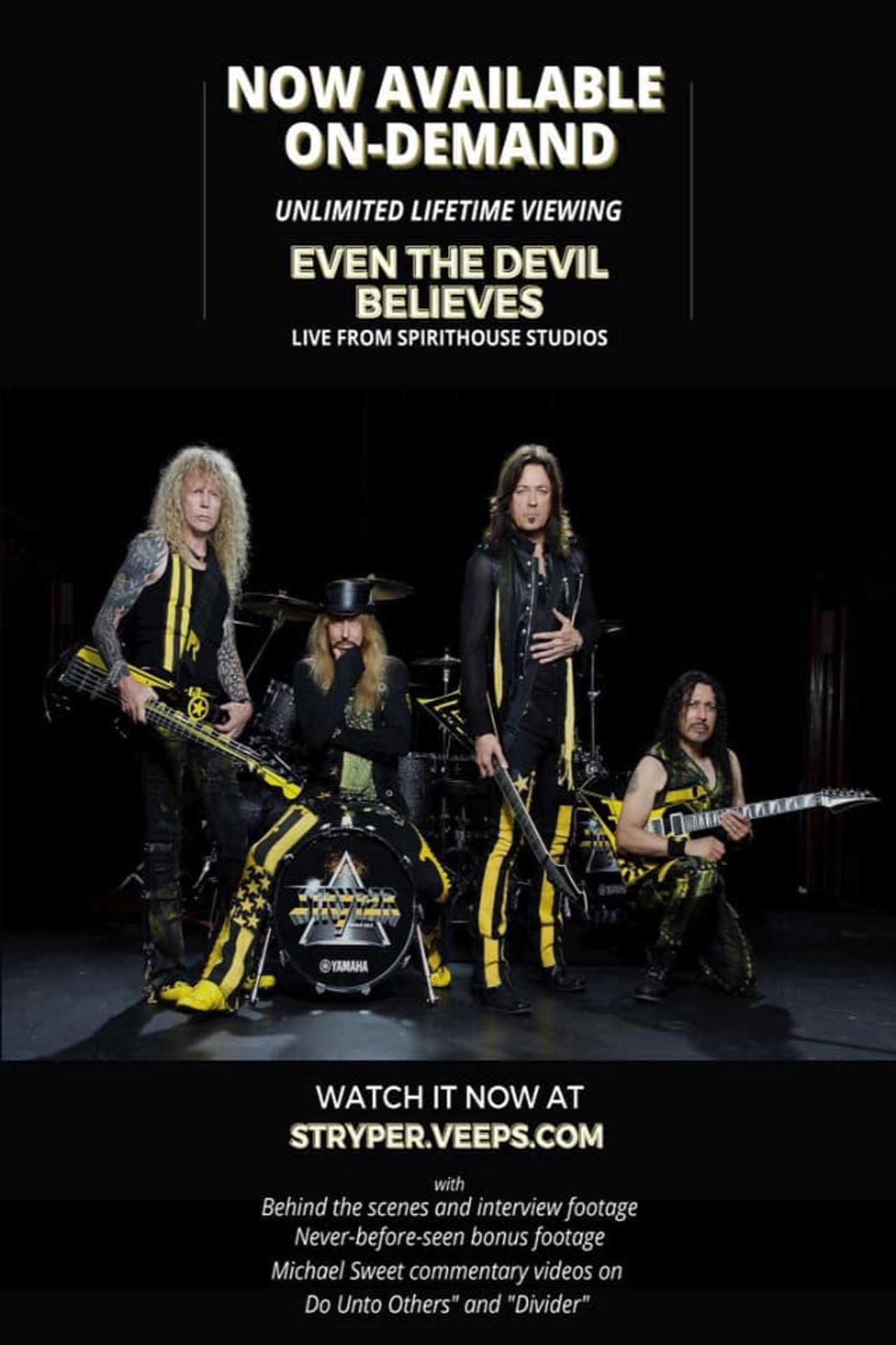 Stryper - Even the Devil Believes Live Stream filmaffisch