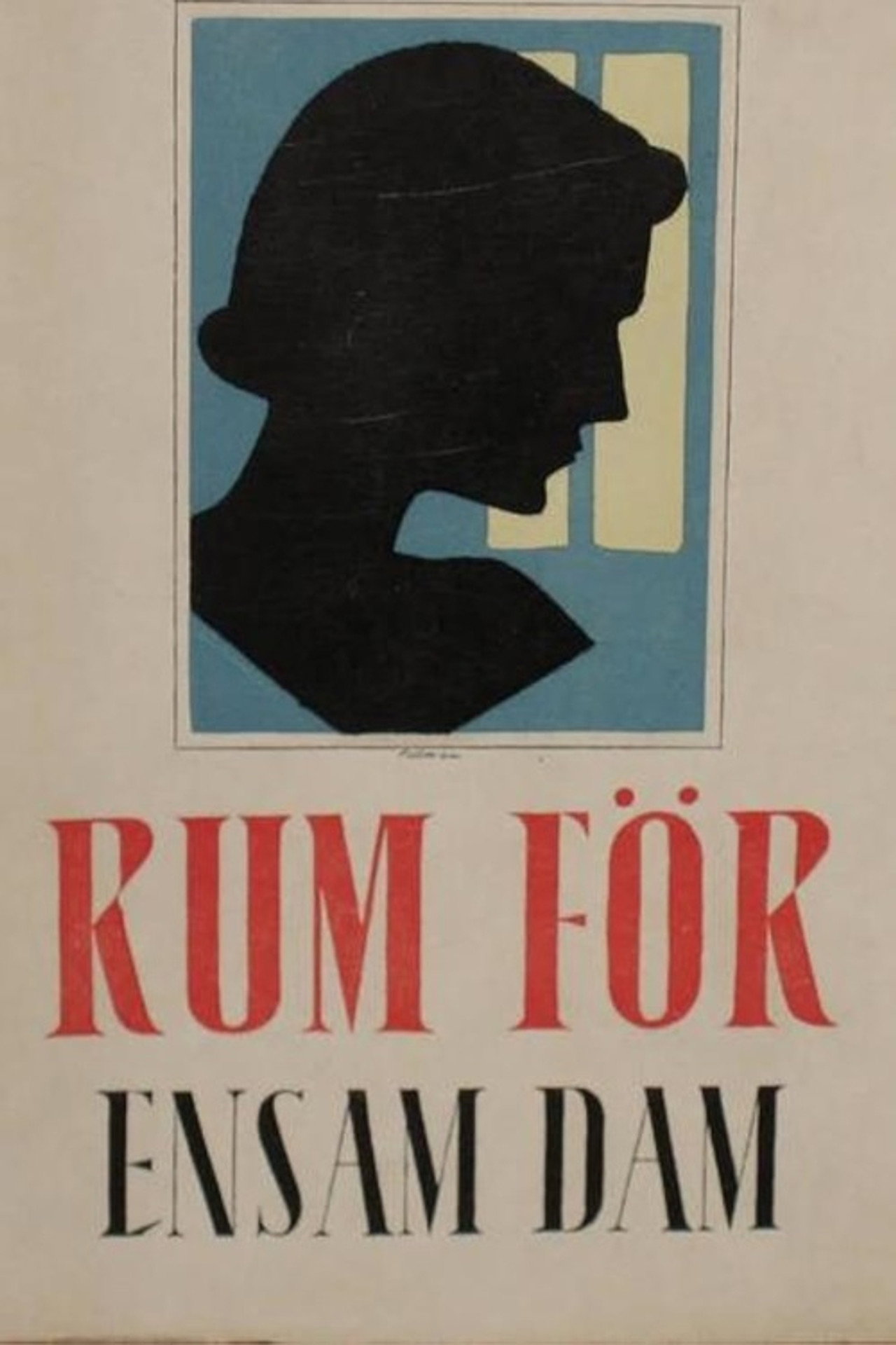 Rum för ensam dam Backdrop